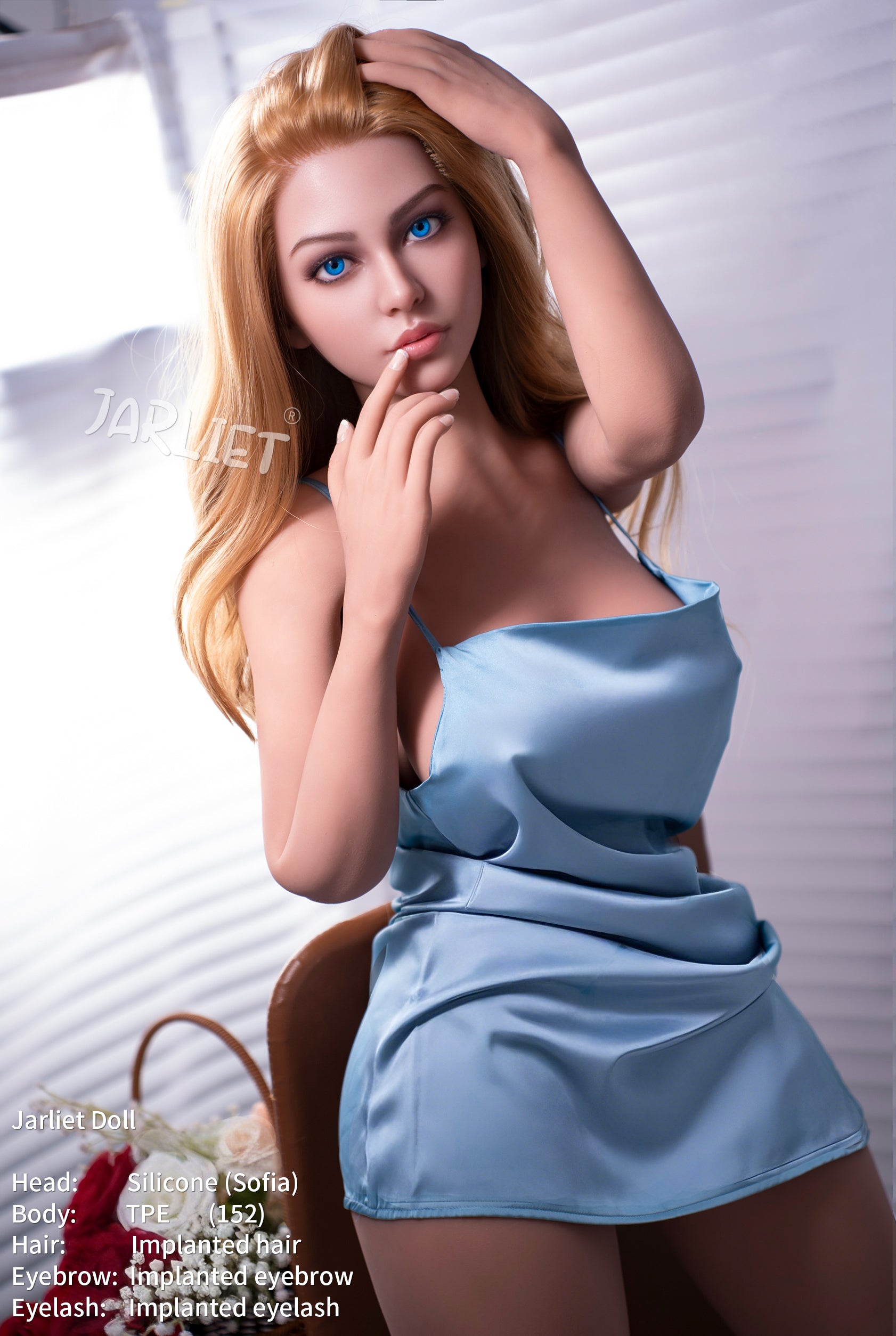 152cm/5ft E-cup Silicone Head TPE Body Sex Doll – Averi