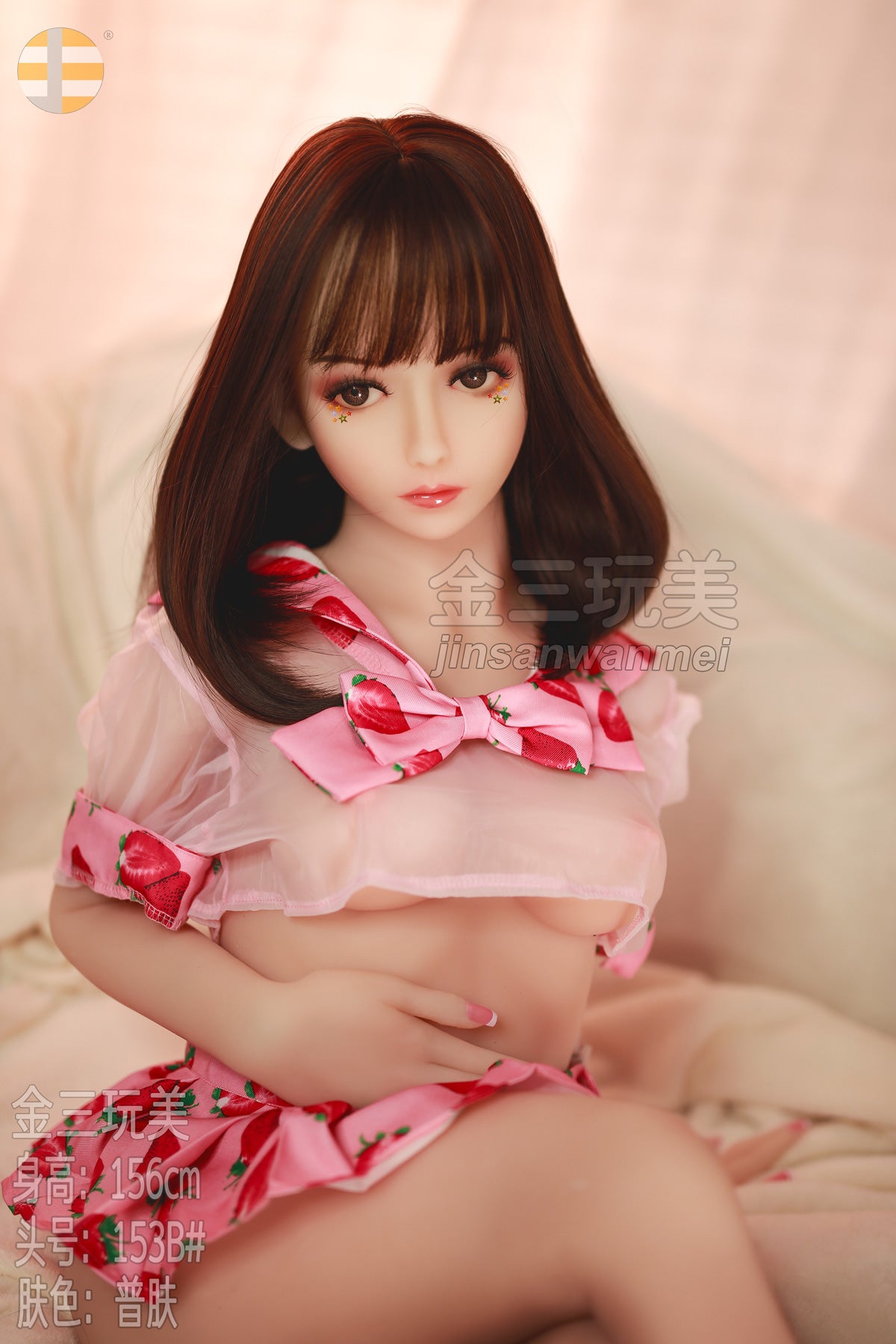 156 cm/5 Fuß 1 Zoll, B-Körbchen, S-TPE-Sexdoll – Khloe