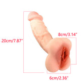 New Soft Lifelike Realistic Dildo For Adult Pocket Pussy Male Female