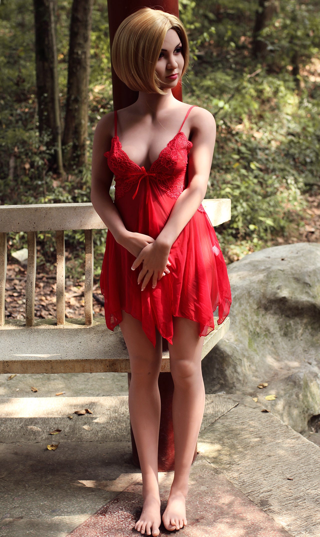 158 cm/5 Fuß 2 B-Körbchen S-TPE Schwangere Sexpuppe – Willow
