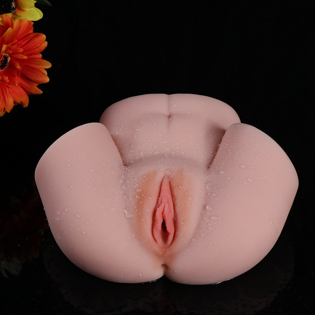 Real Vagina And Anal Lifelike Flesh Masturbator Sex Toy Love Doll Pussy For Male