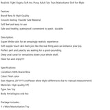 Realistic Tight Vagina Soft Ass Pussy Adult Sex Toys Masturbator Doll For Male