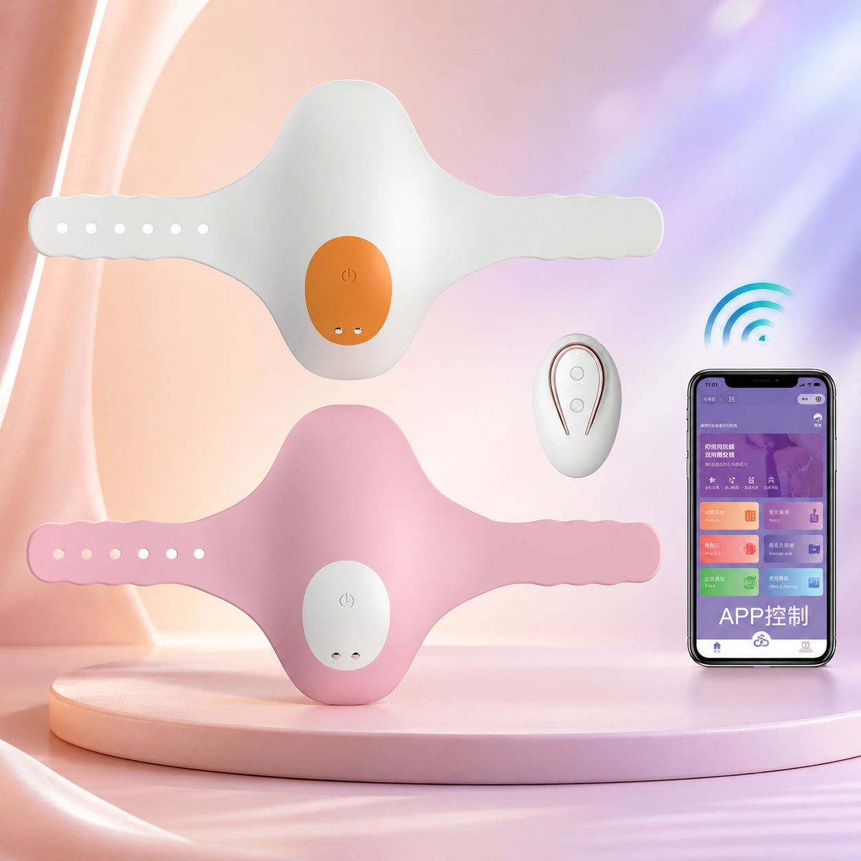 Smart App-Controlled Wearable Butterfly Vibrator