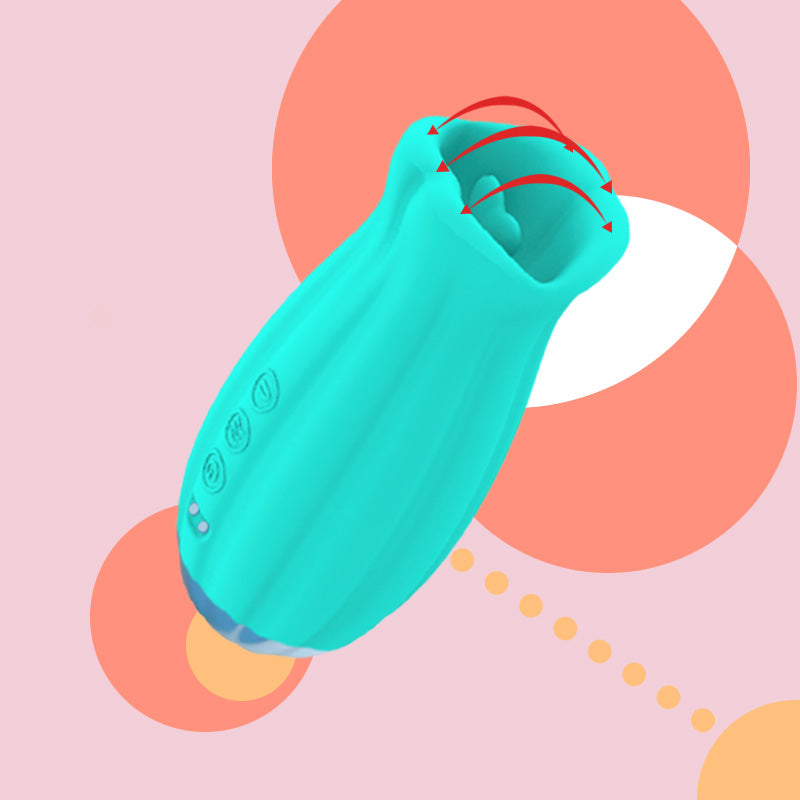 Dual-Motor Tongue & Ball Oral Sex Stimulator