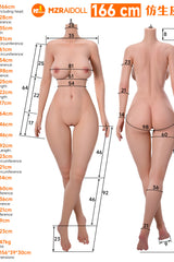 166cm/5ft5 E-cup Silicone Sex Doll – Carissa