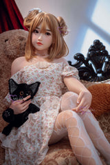 150cm/4ft9 A-cup Silicone Sex Doll – Lily