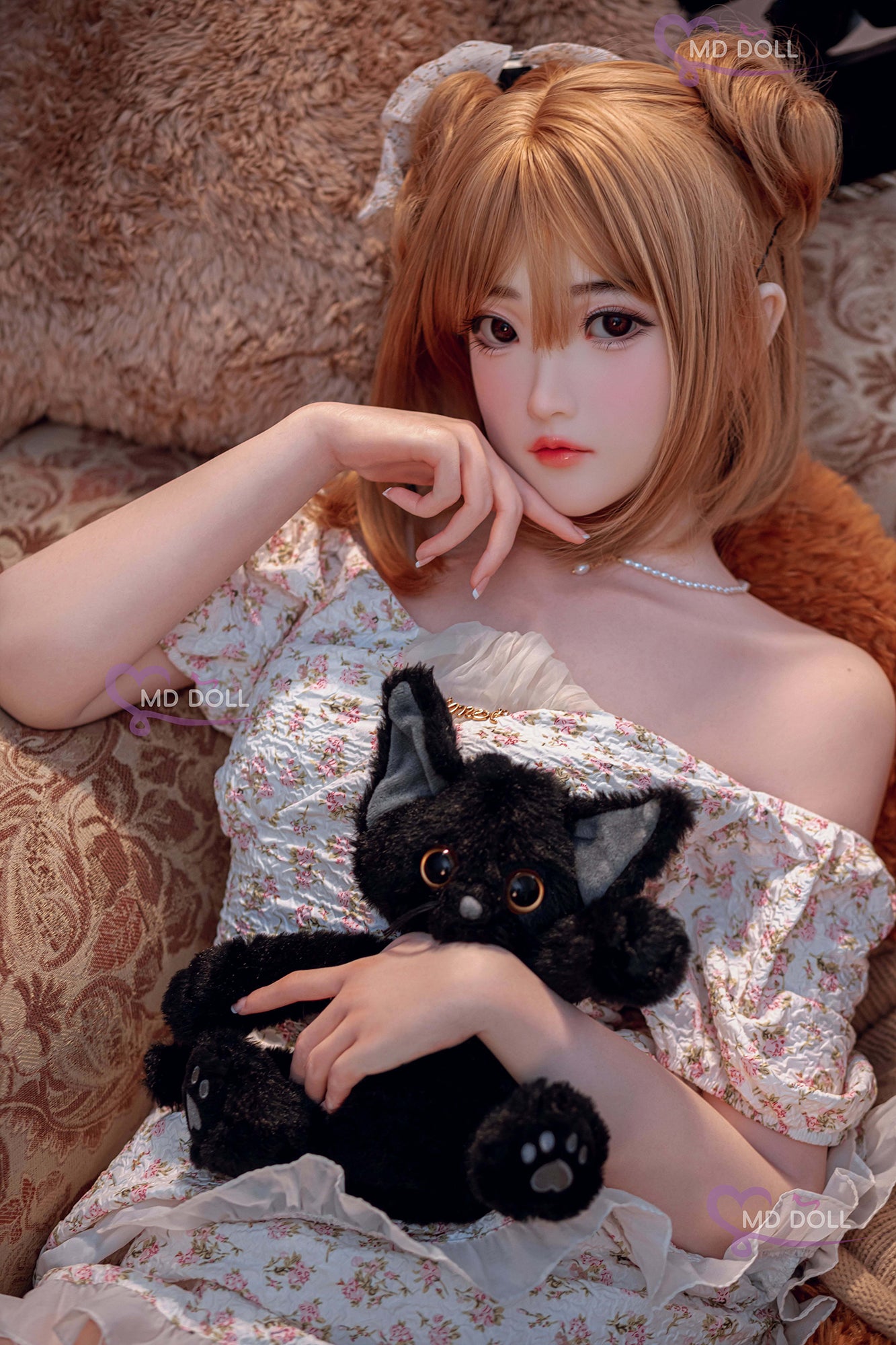 150cm/4ft9 A-cup Silicone Sex Doll – Lily