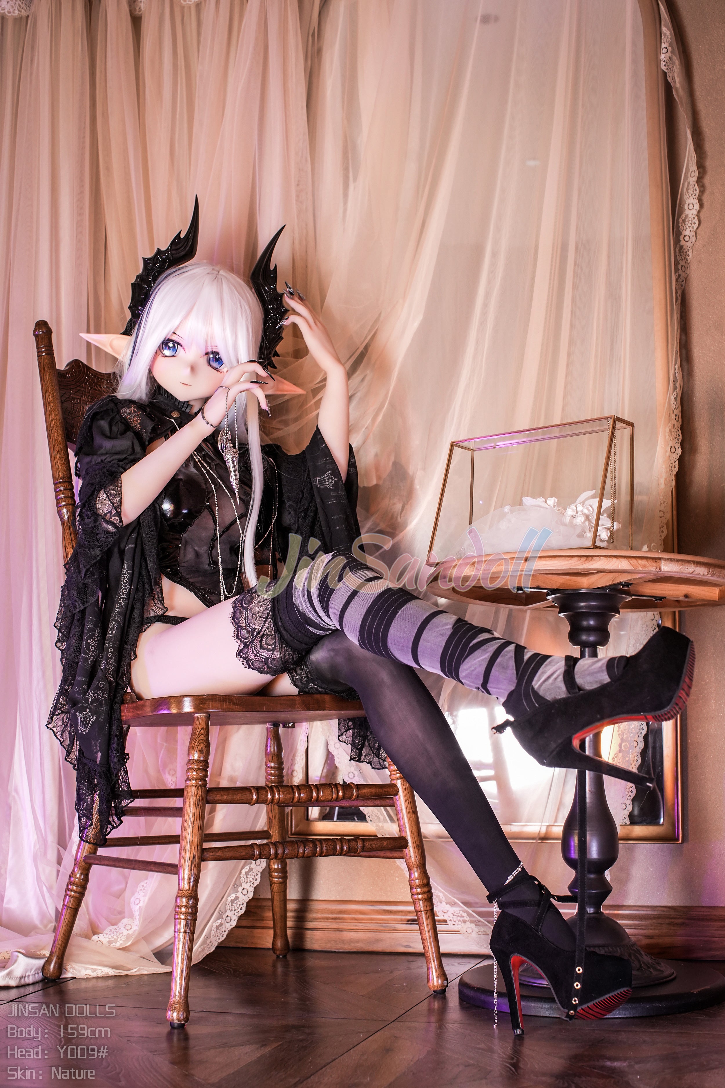 身長159cm/5フィート2インチ、Dカップ、S-TPE製セックスドール – ダズル