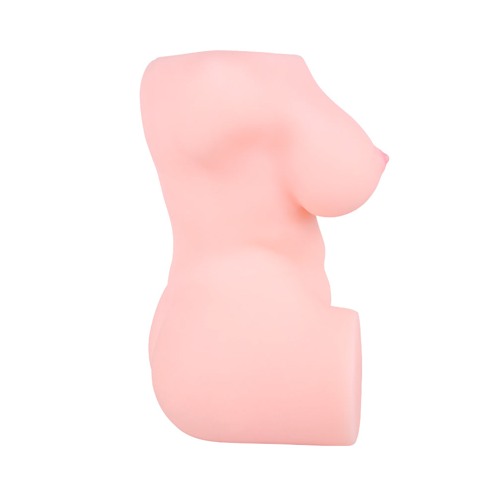 Masturbator torso pocket pussy sex doll 1.2 kg trealistic vagina breast