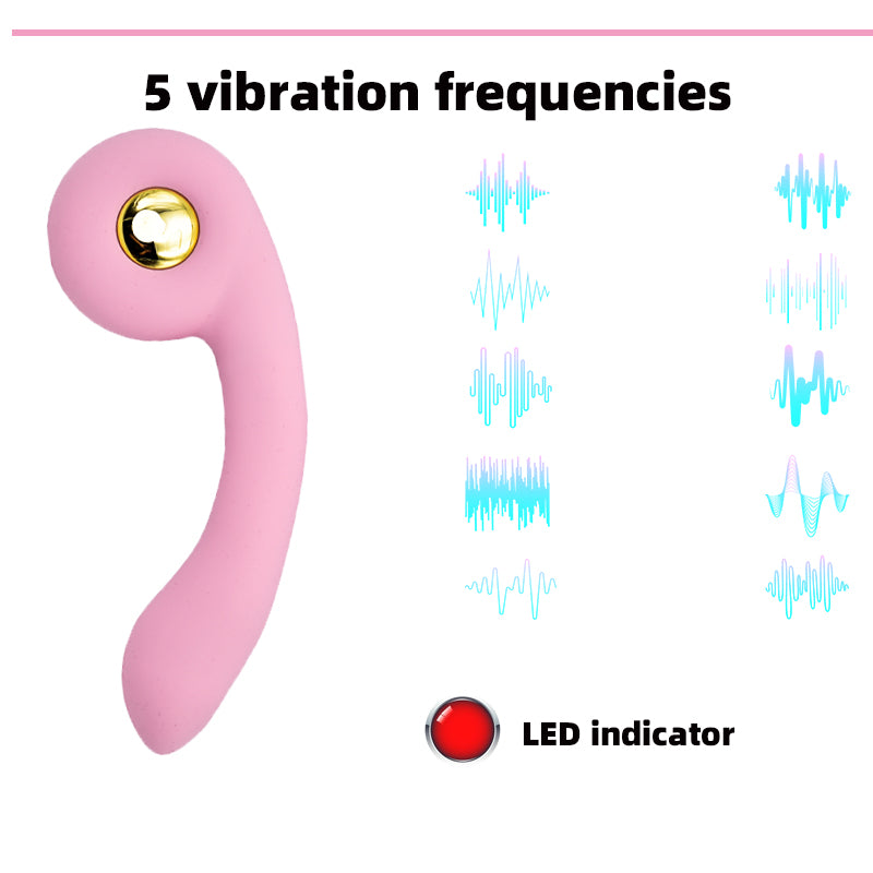 Double Snail Wearable 10-Mode Vibrating Rod