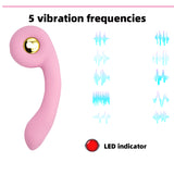 Double Snail Wearable 10-Mode Vibrating Rod