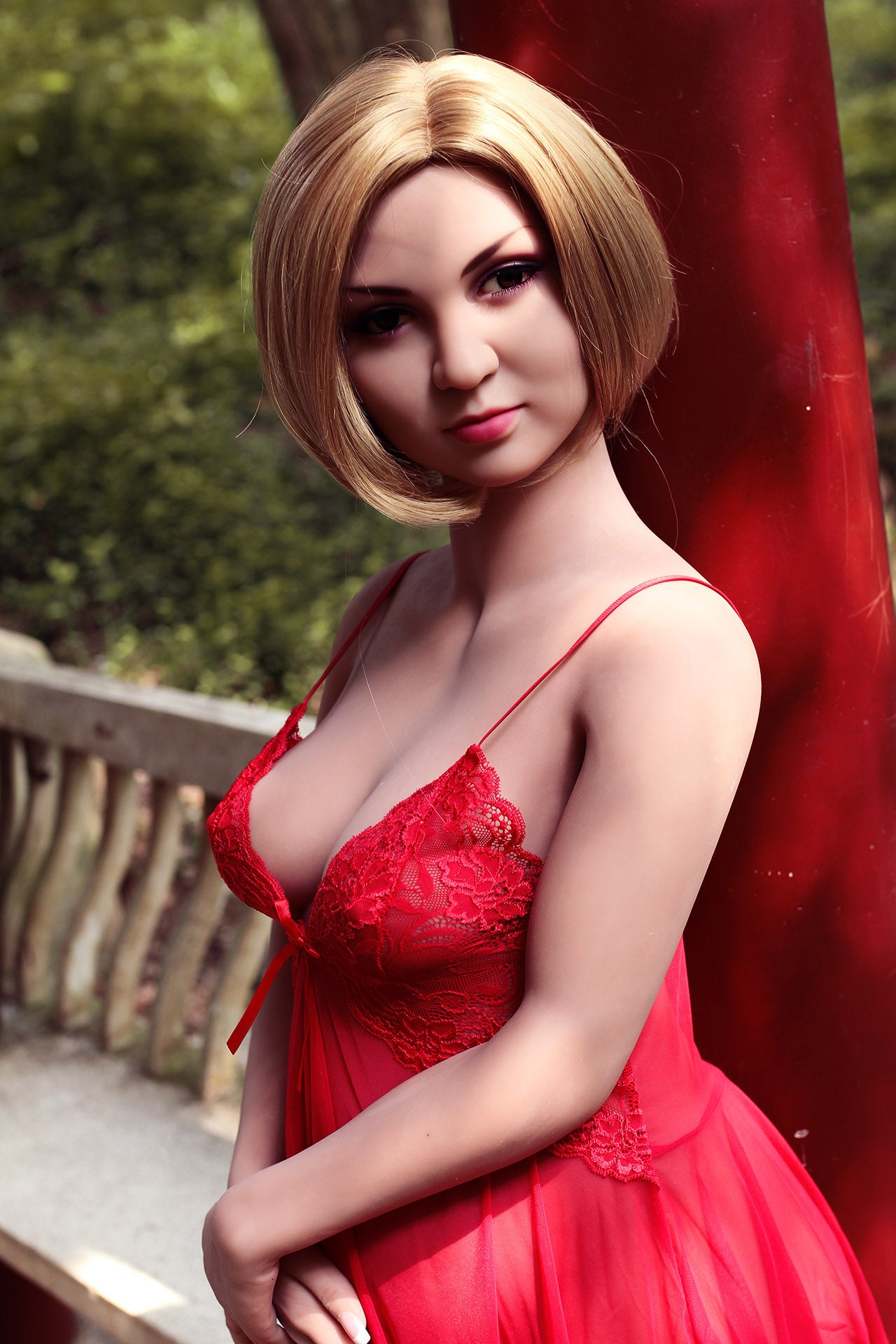 158 cm/5 Fuß 2 B-Körbchen S-TPE Schwangere Sexpuppe – Willow