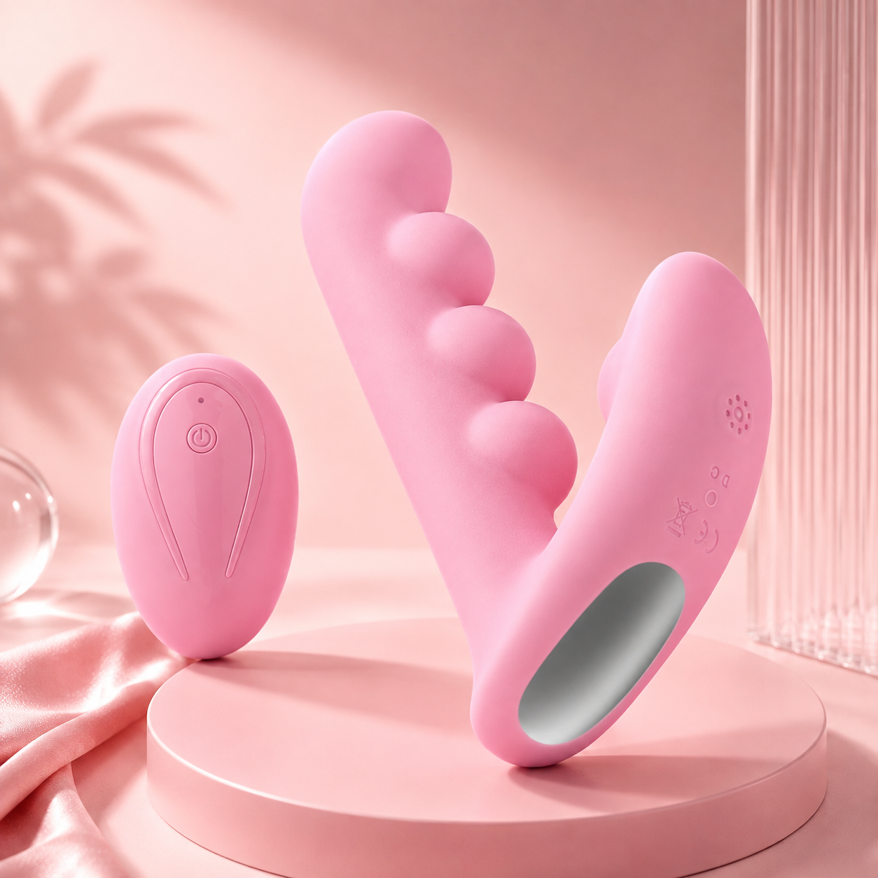 5-Motor Wearable Vibrator with Dual-Zone Stimulation