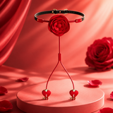 2-in-1 Rose Gag & Vibrating Nipple Clamps