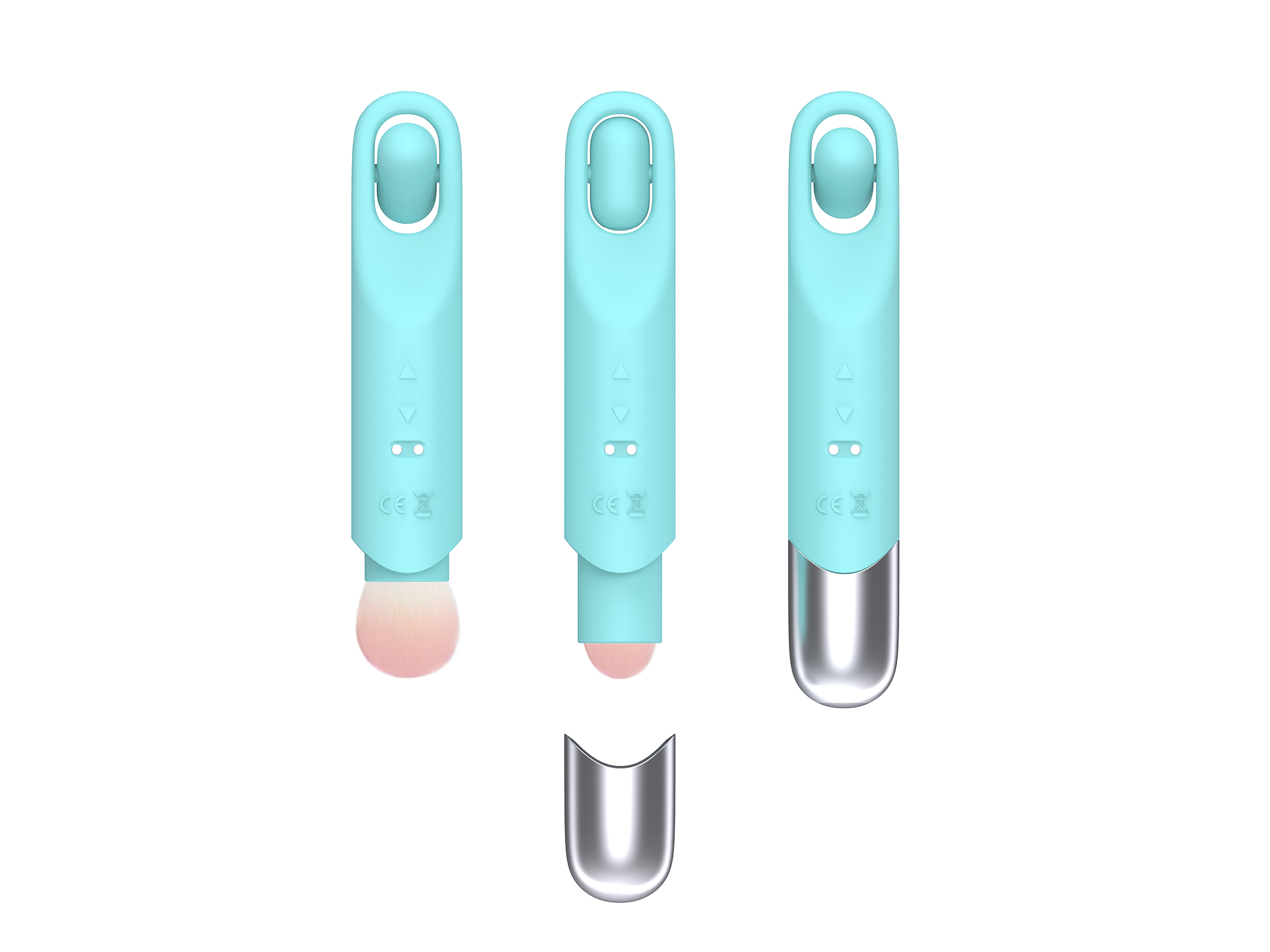 10-Speed Rotable Vibrating Makeup Brush