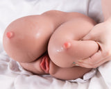 Soft and realistically large breasts doll vagina masturbation cup sex toys