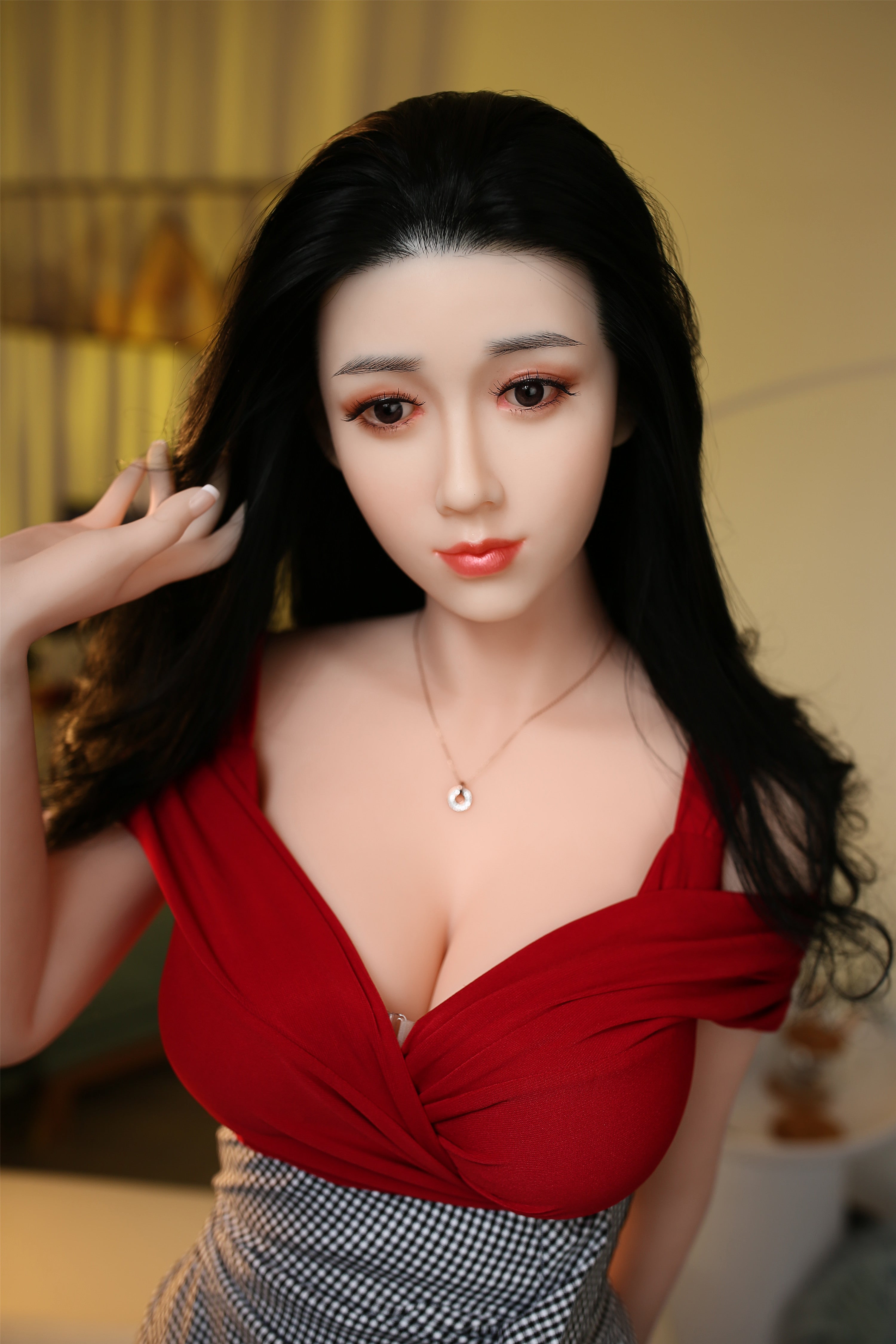 170cm/5ft7 F-cup Silicone Head TPE Body Sex Doll – Kalani