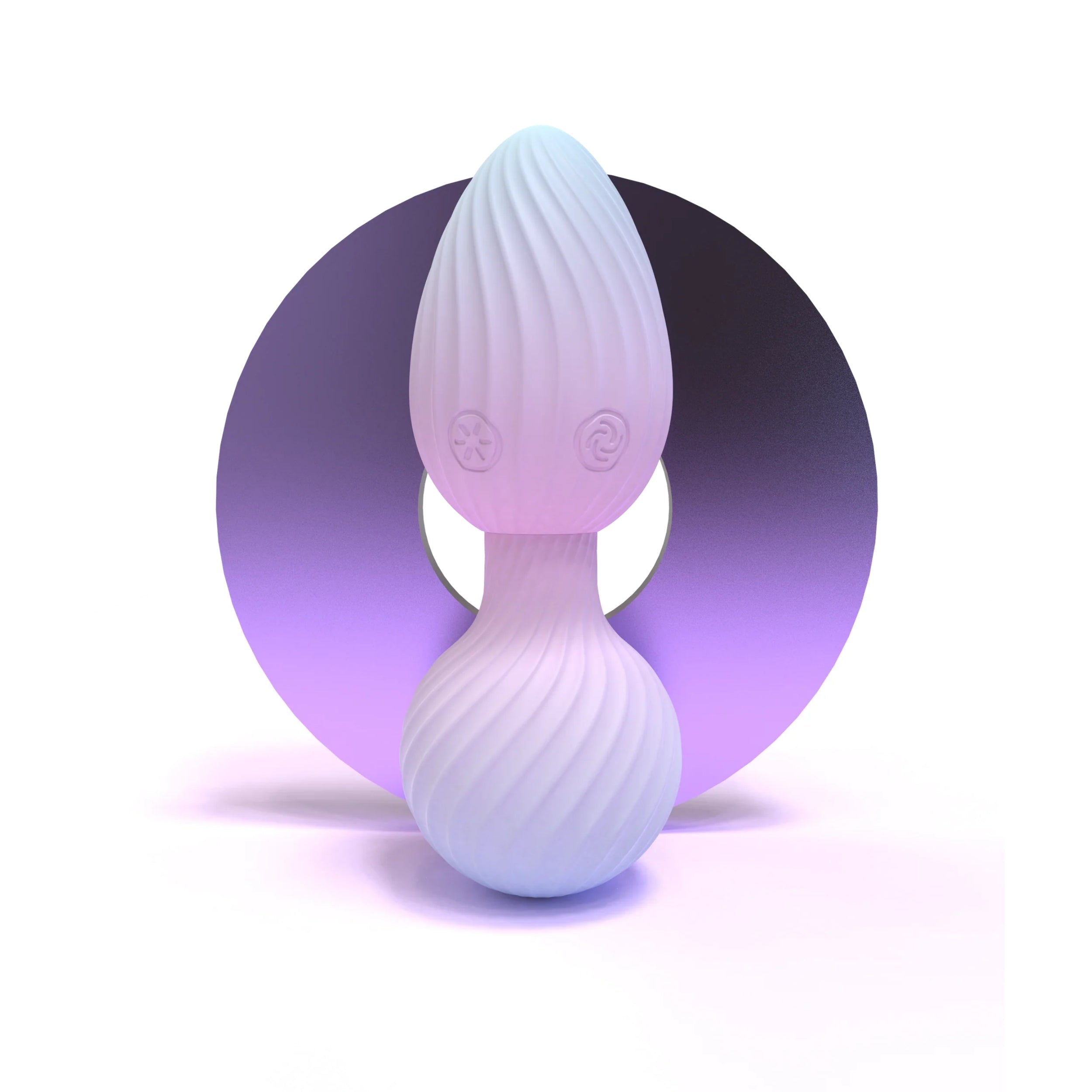 6-Speed High-Frequency Light-Arc Silicone Glass Massager