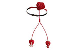 2-in-1 Rose Gag & Vibrating Nipple Clamps