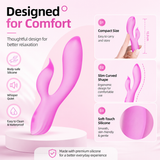 Ergonomic Compact Dual-Layer Soft Silicone Vibrator