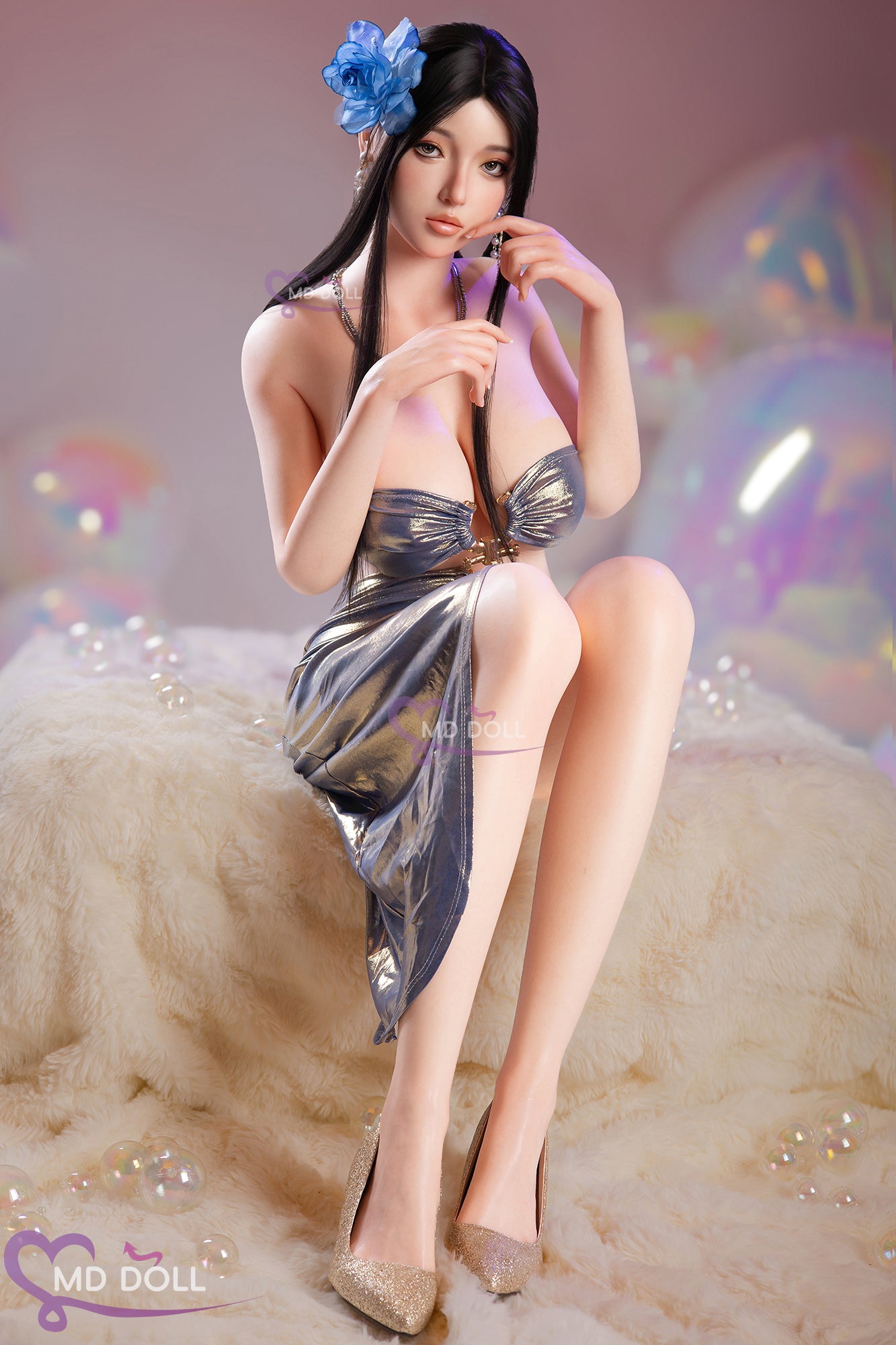 164cm/5ft5 H-cup Silicone Sex Doll – Violet