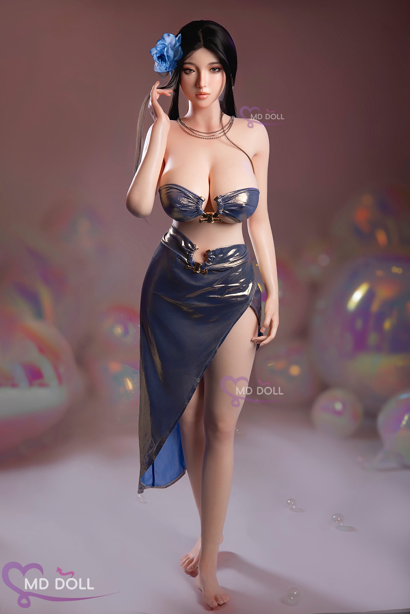 164cm/5ft5 H-cup Silicone Sex Doll – Violet