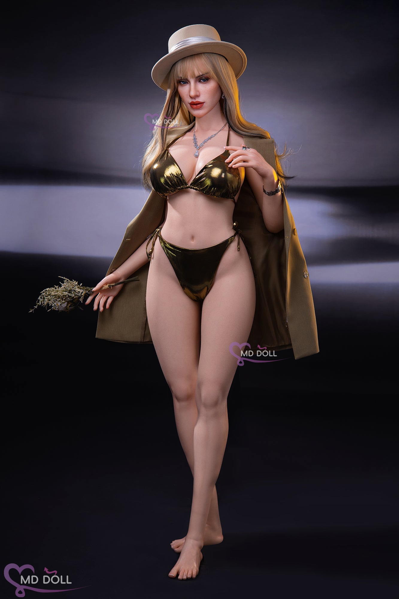 166cm/5ft4 F-cup Silicone Sex Doll –Victoria