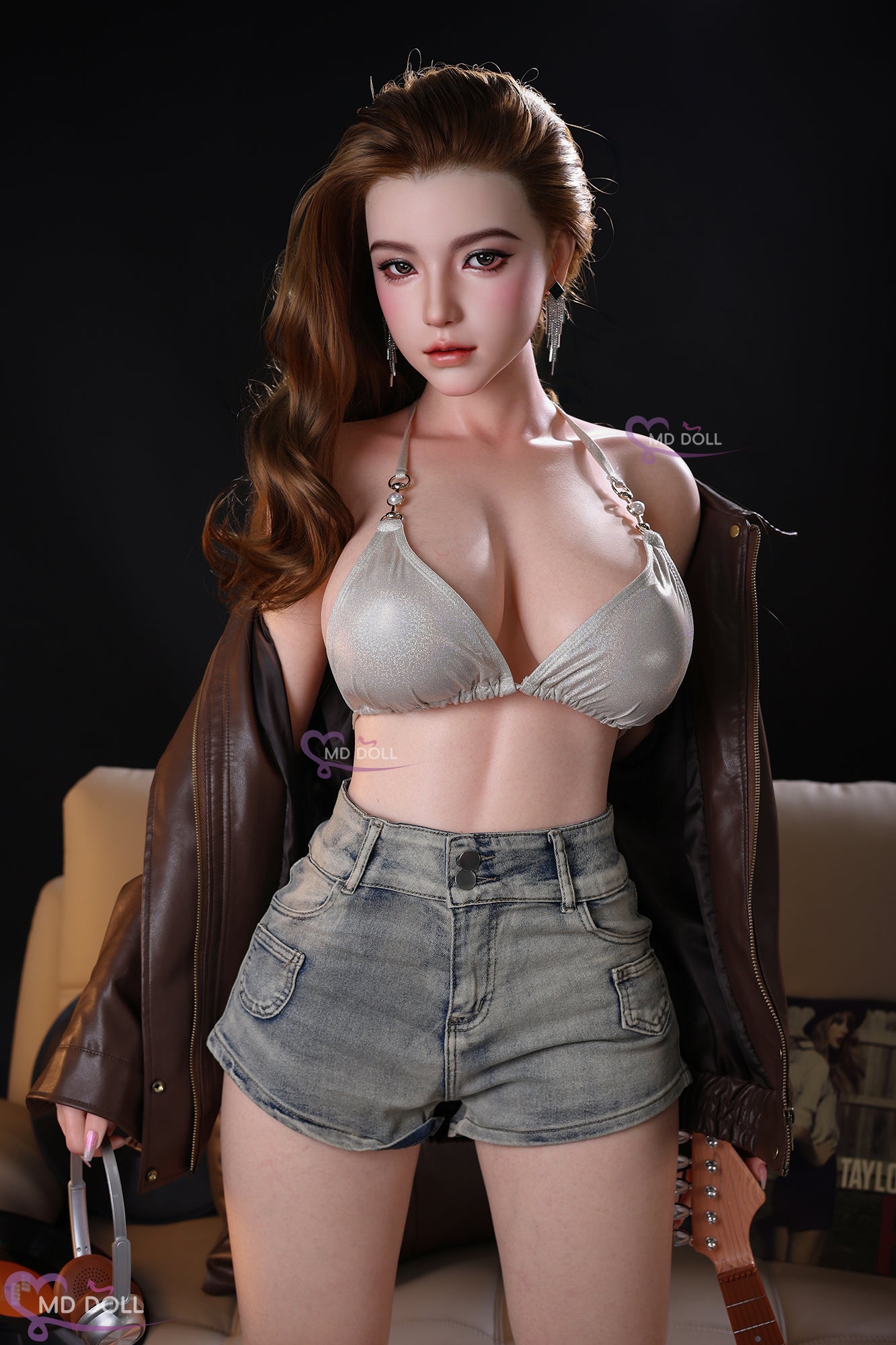 166cm/5ft5 F-cup Silicone Sex Doll – Heather