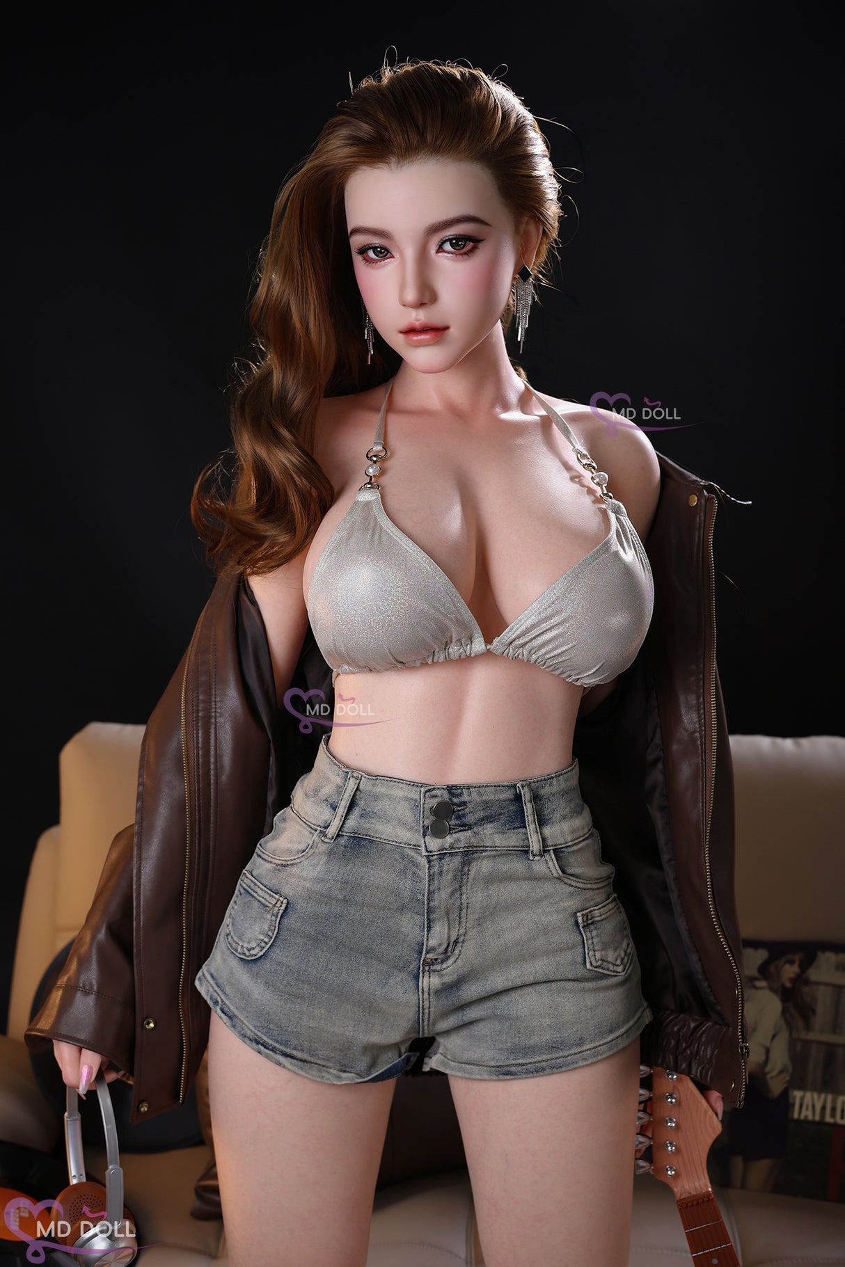 166cm/5ft5 F-cup Silicone Sex Doll – Heather