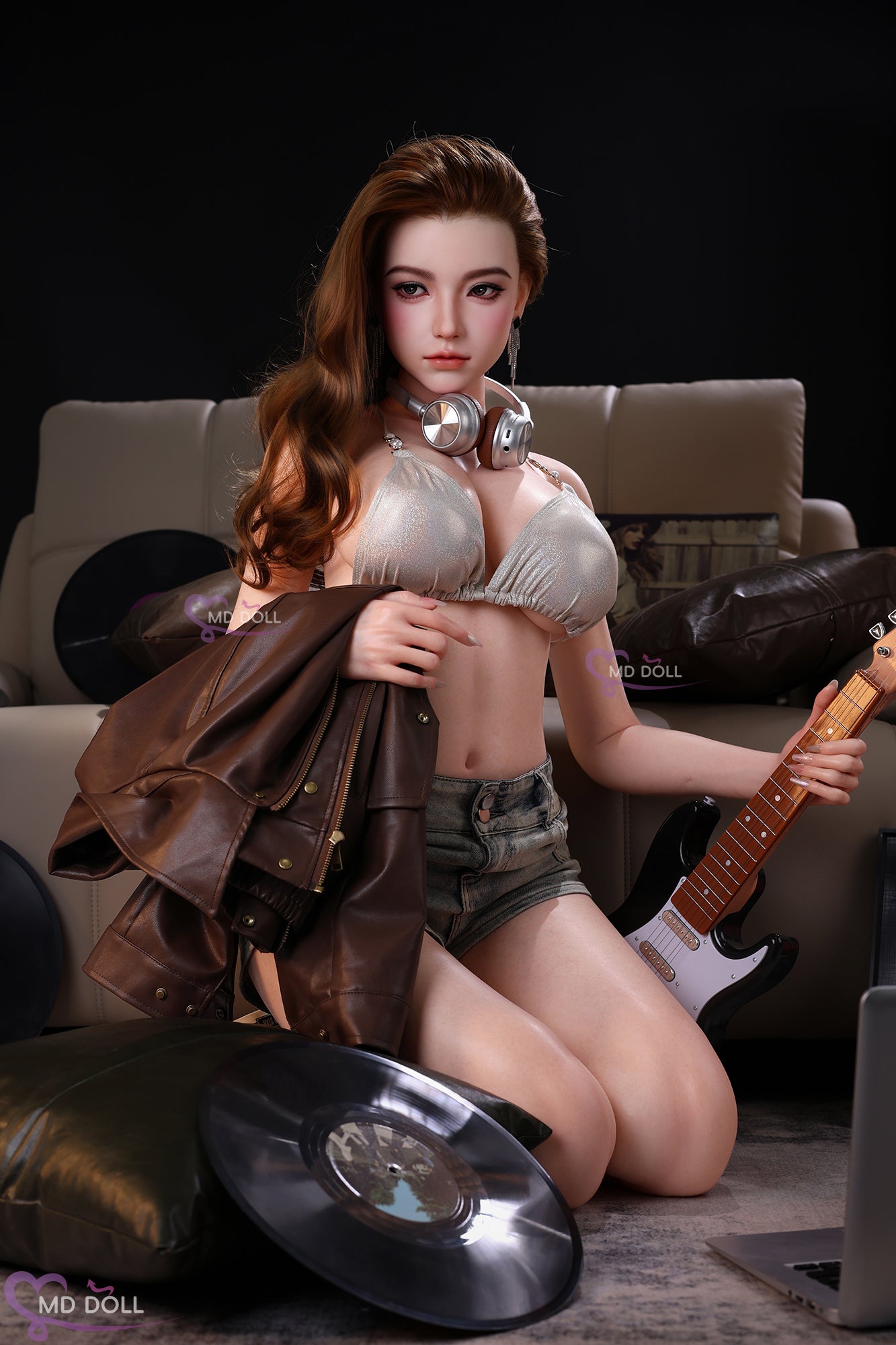 166cm/5ft5 F-cup Silicone Sex Doll – Heather