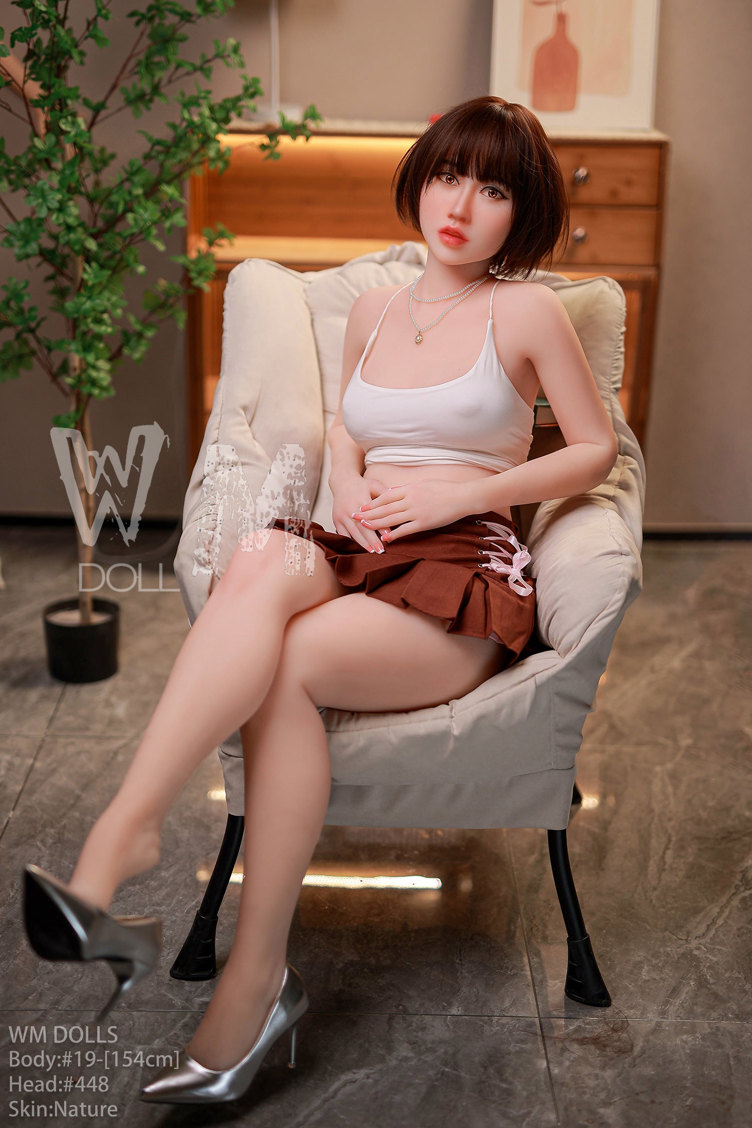 身長154cm/5フィート、Bカップ、S-TPE製セックスドール – エリーゼ