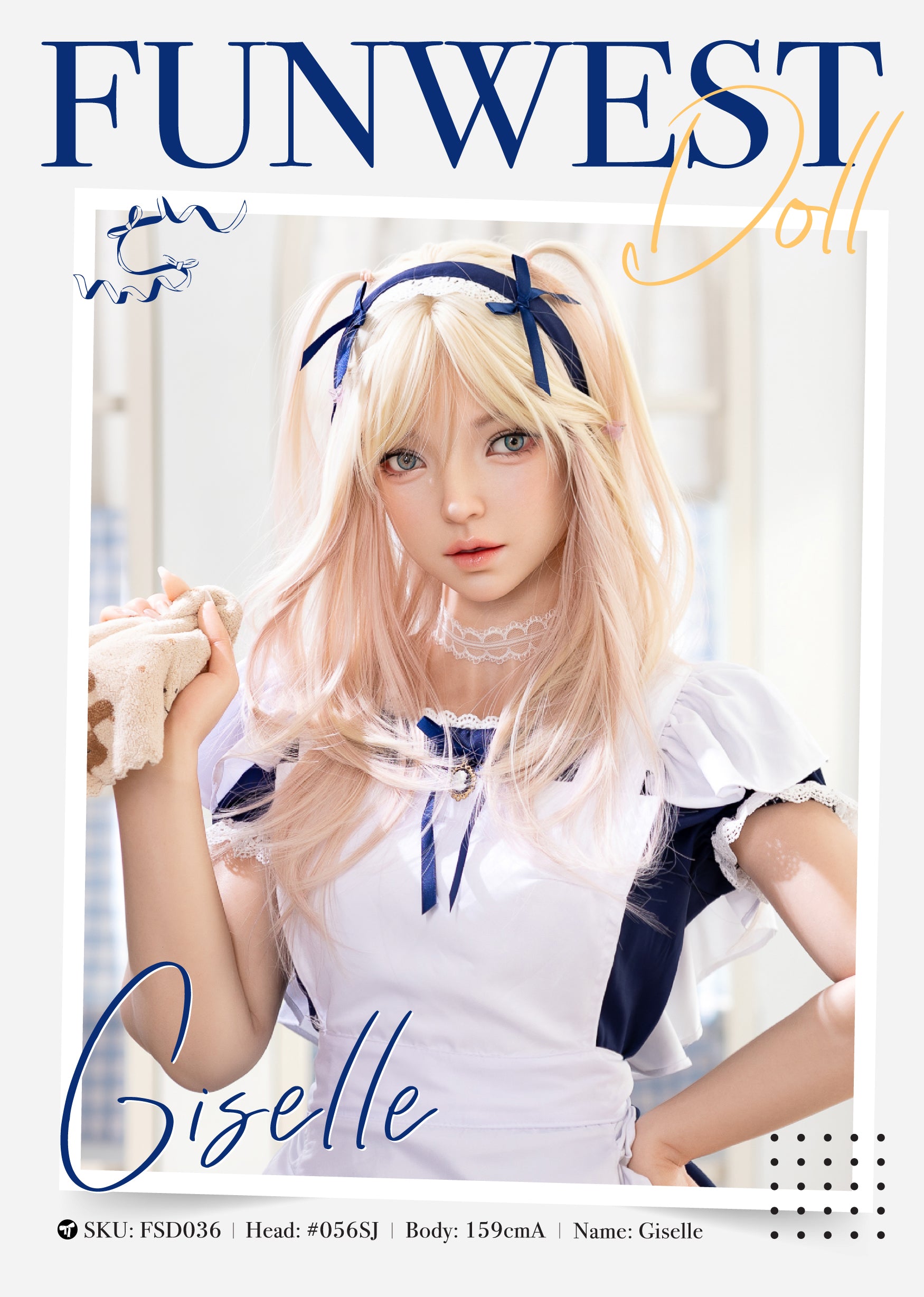 159cm/5ft2 A-cup Silicone Sex Doll – Giselle