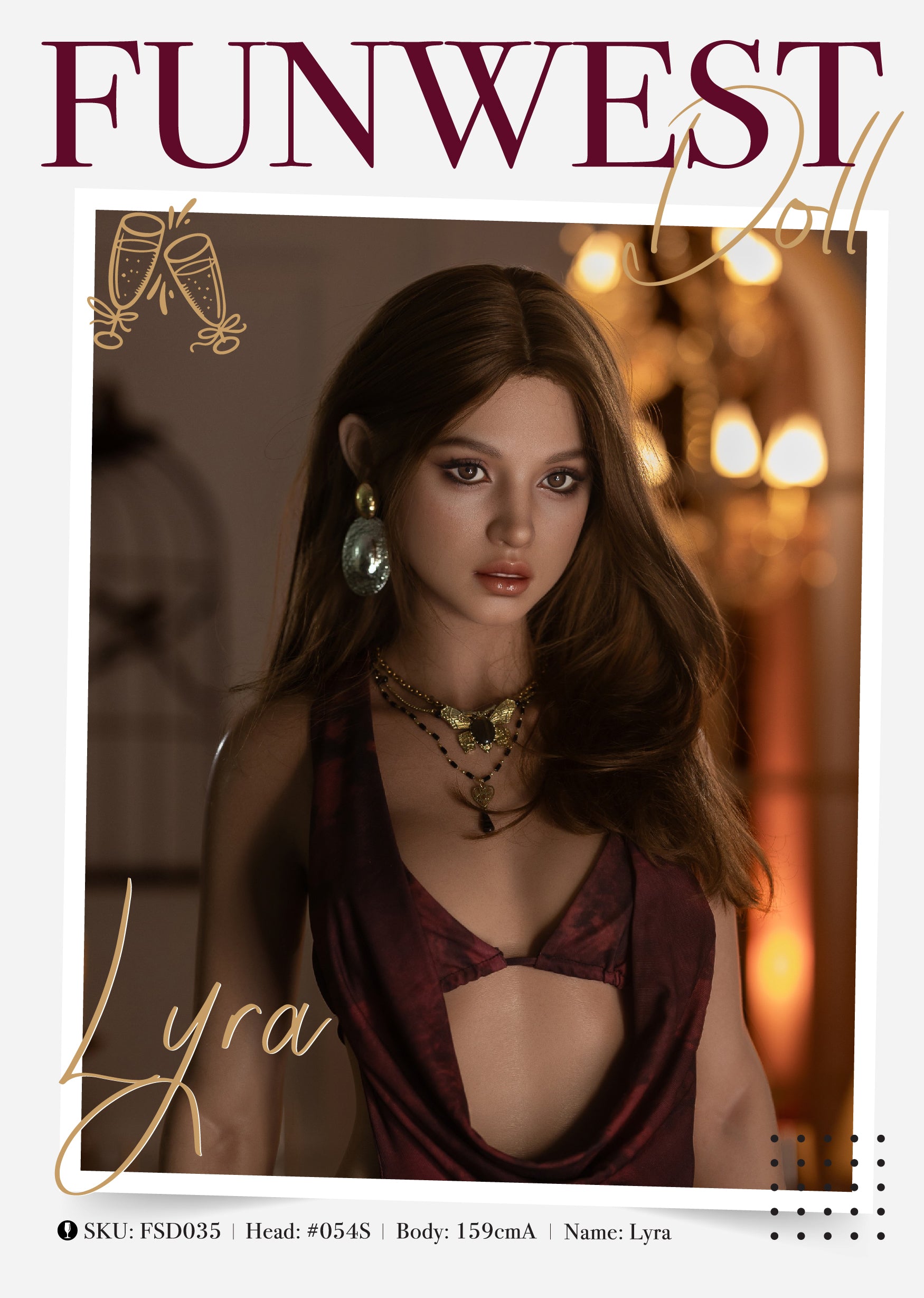 159cm/5ft2 A-cup Silicone Sex Doll – Lyra