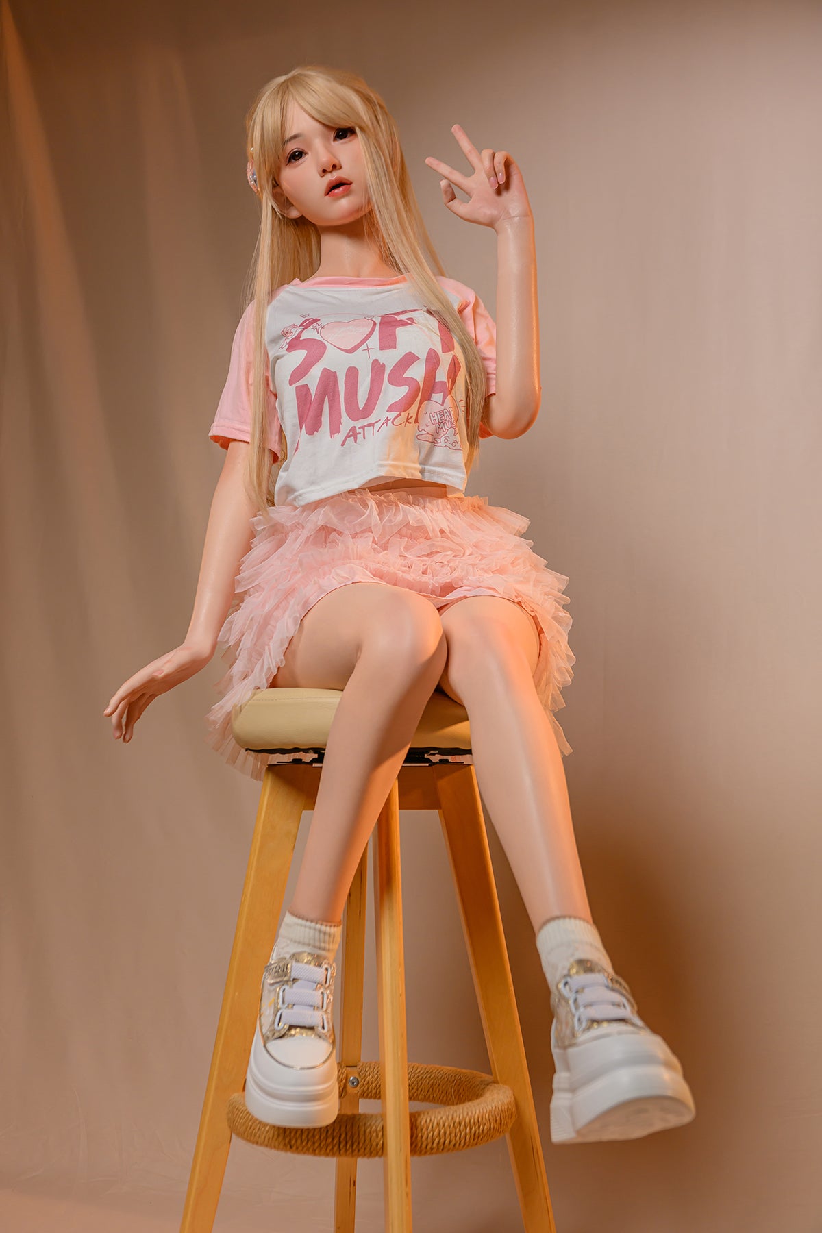 148cm/4ft9 C-cup Silicone Sex Doll – Elisha