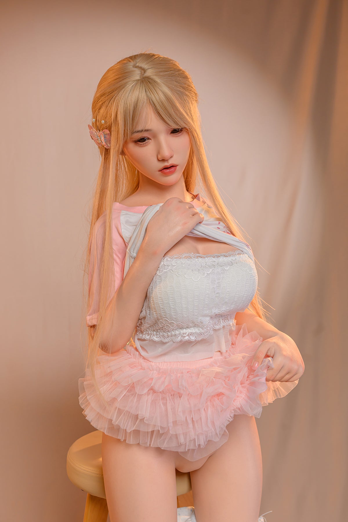 148cm/4ft9 C-cup Silicone Sex Doll – Elisha