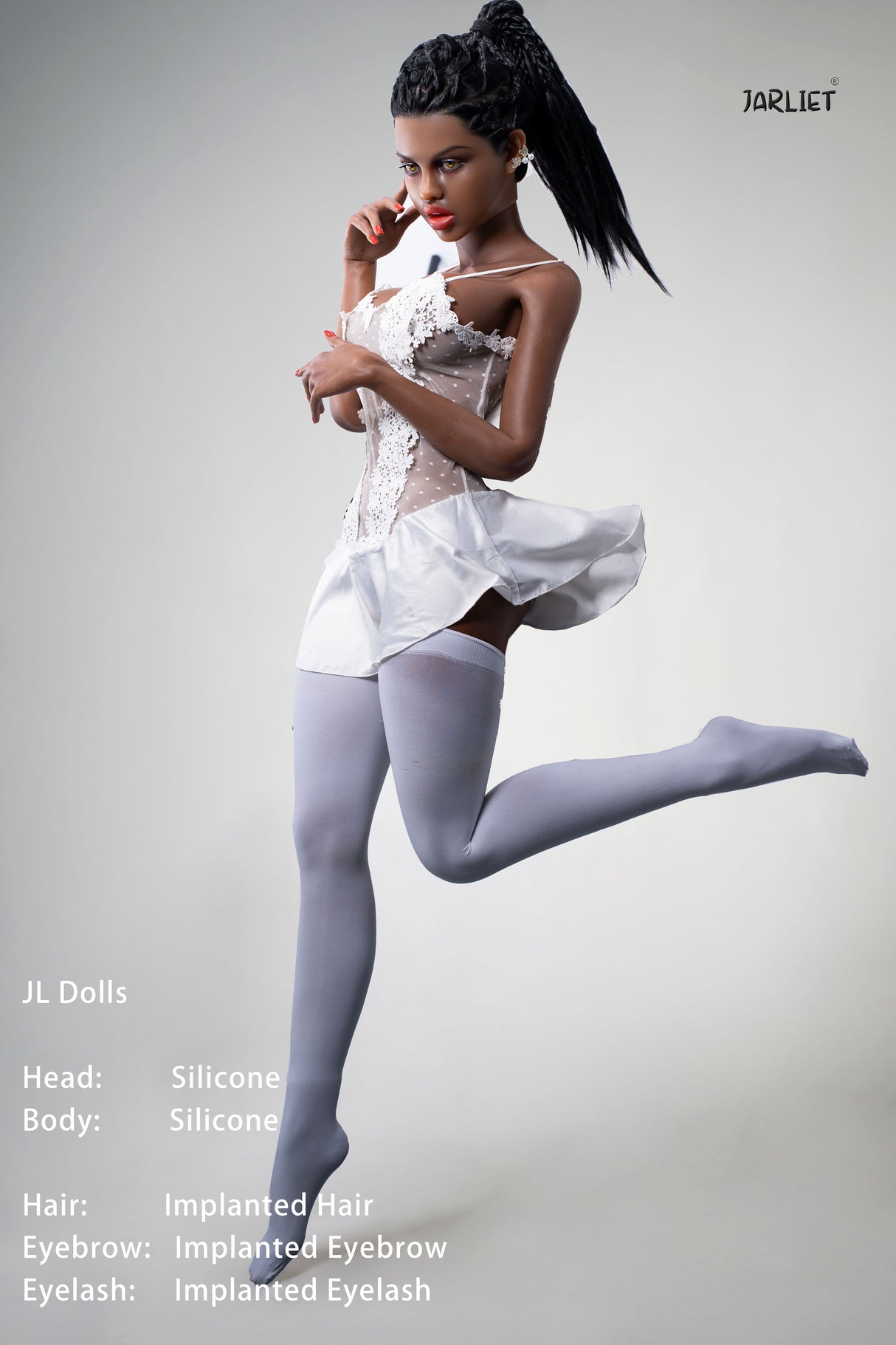 148cm/4ft8 F-cup Silicone Sex Doll – Jolix