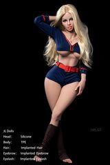 148cm/4ft9 E-cup Silicone Head TPE Body Sex Doll – Fiora