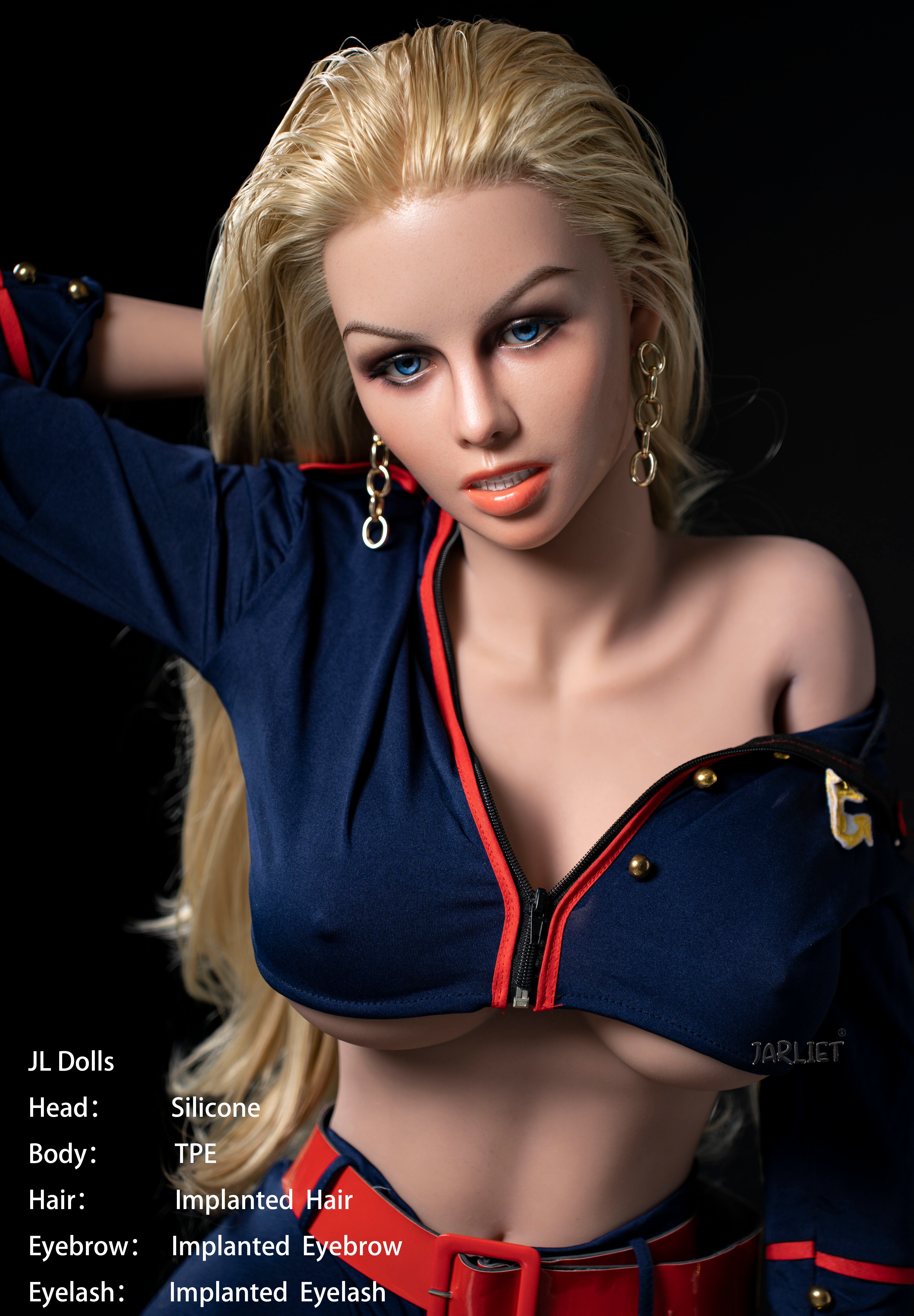 148cm/4ft9 E-cup Silicone Head TPE Body Sex Doll – Fiora