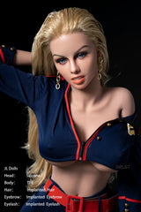 148cm/4ft9 E-cup Silicone Head TPE Body Sex Doll – Fiora