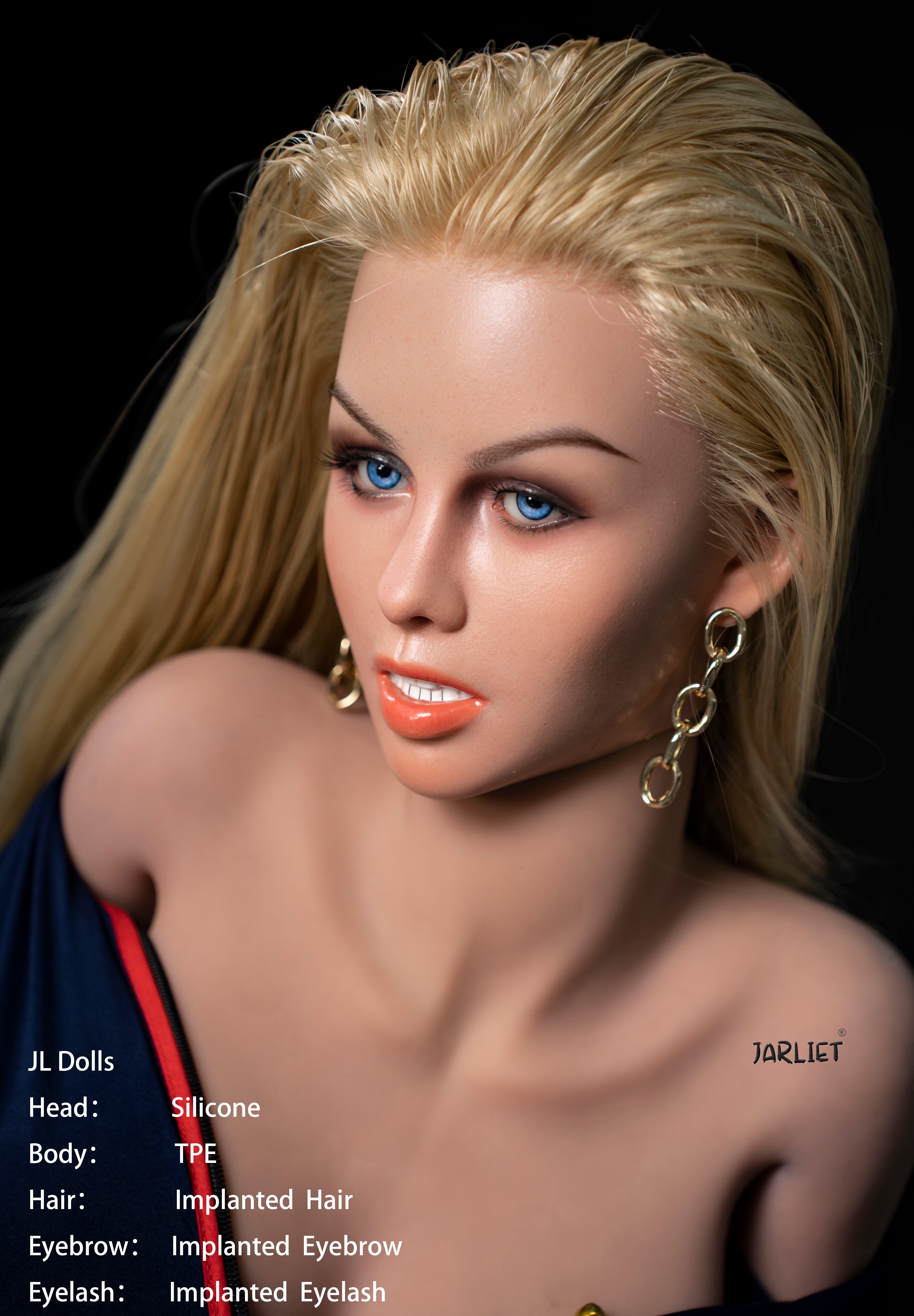 148cm/4ft9 E-cup Silicone Head TPE Body Sex Doll – Fiora