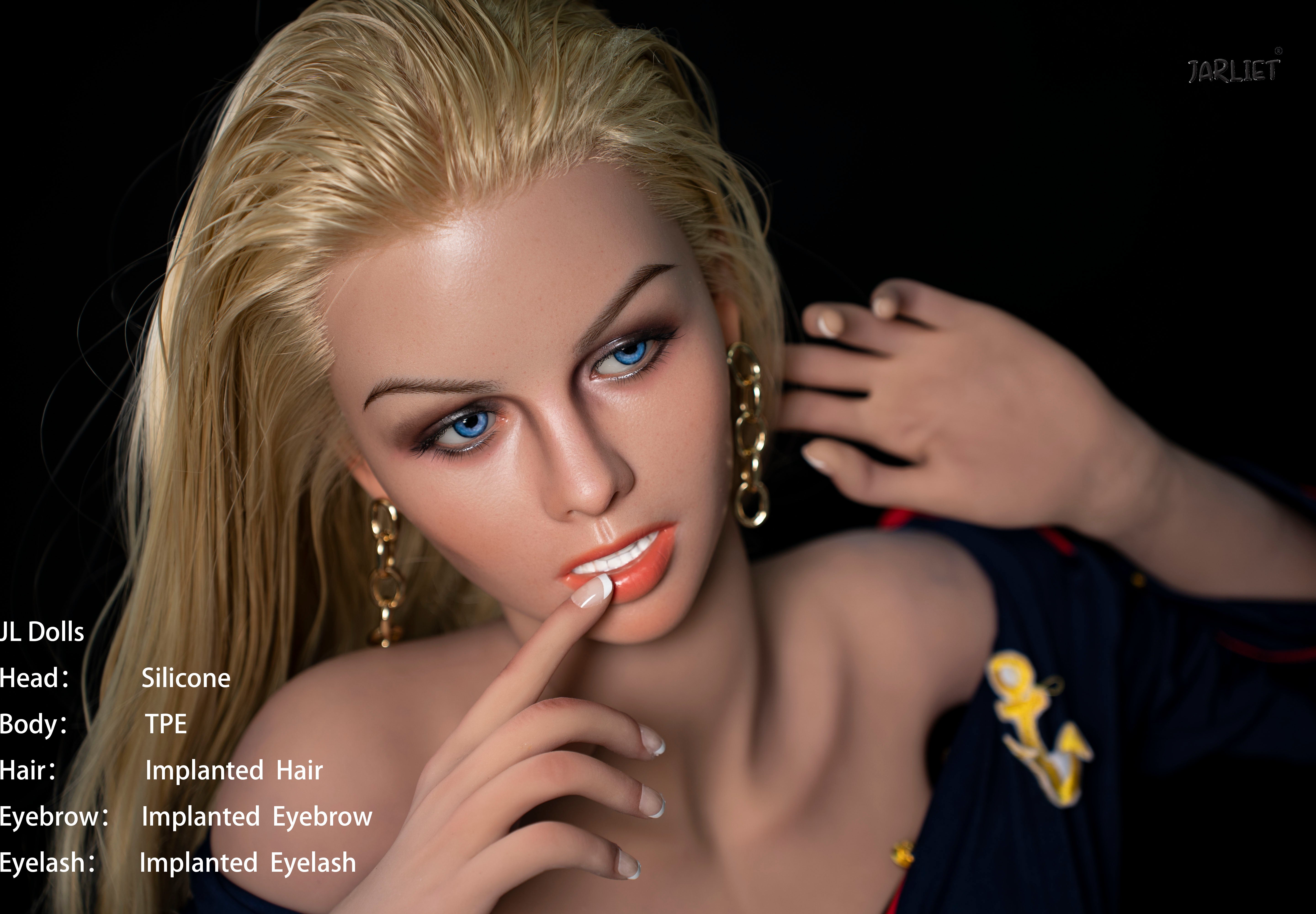 148cm/4ft9 E-cup Silicone Head TPE Body Sex Doll – Fiora