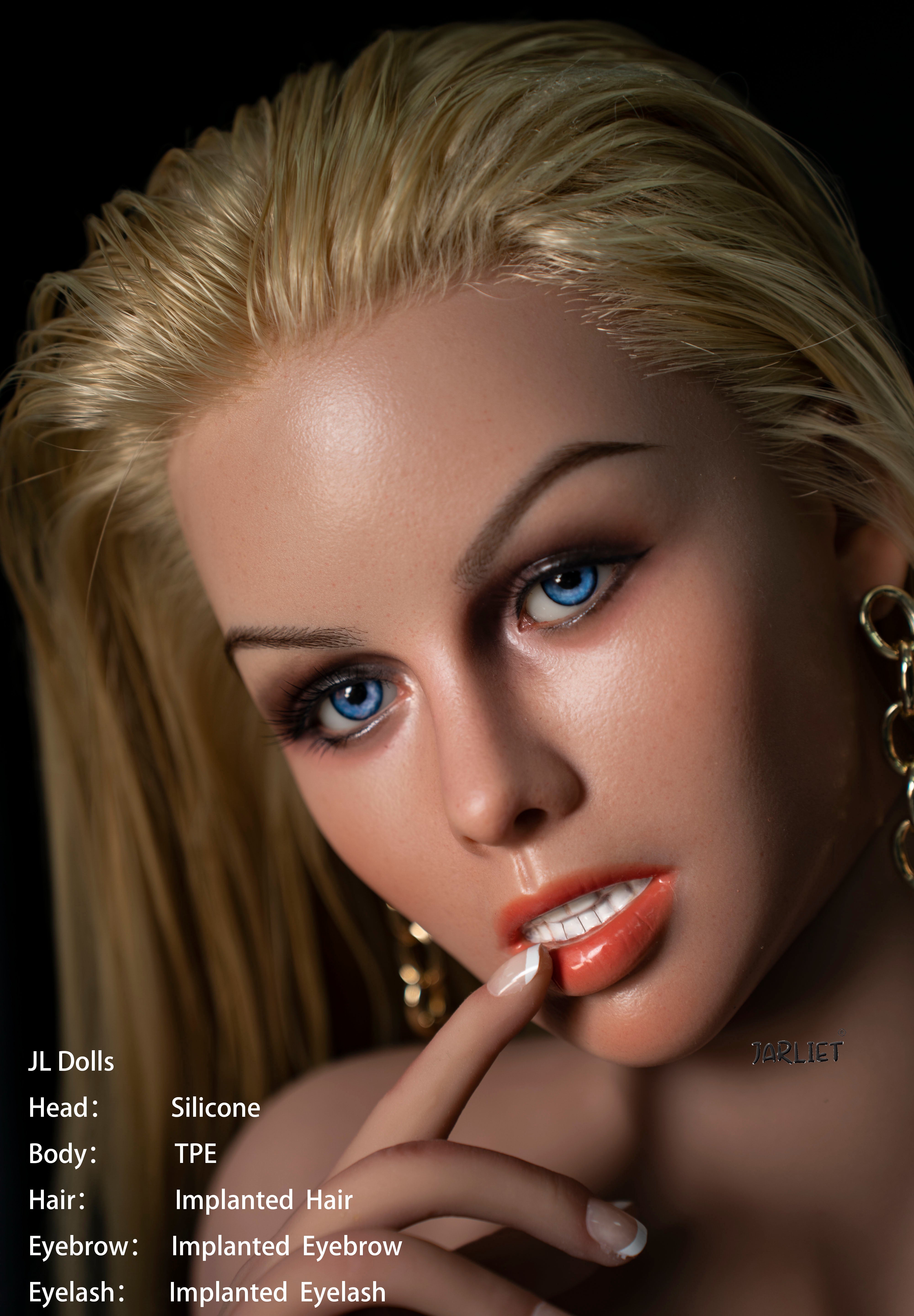 148cm/4ft9 E-cup Silicone Head TPE Body Sex Doll – Fiora