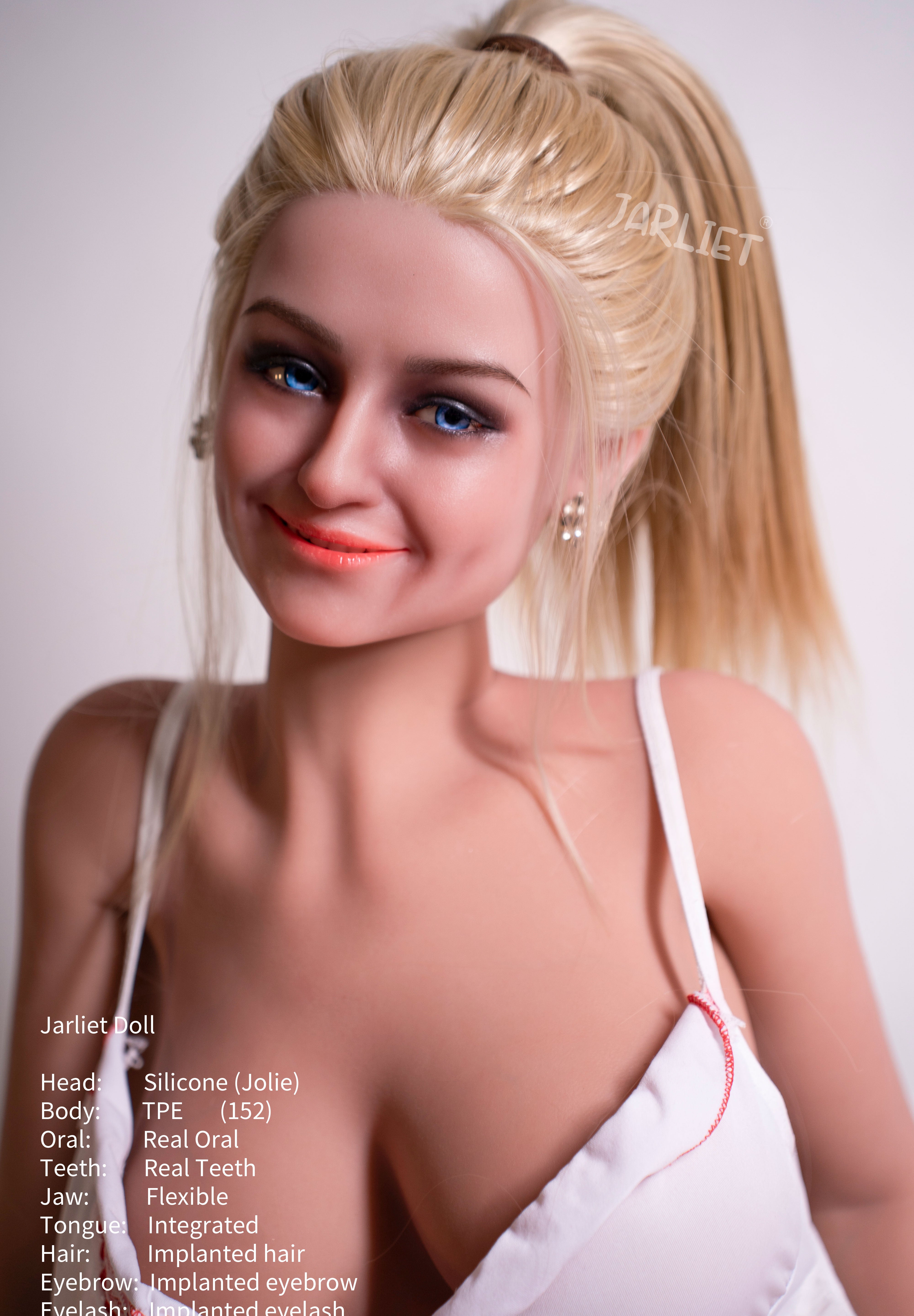 152cm/5ft E-cup Silicone Head TPE Body Sex Doll – Sicily