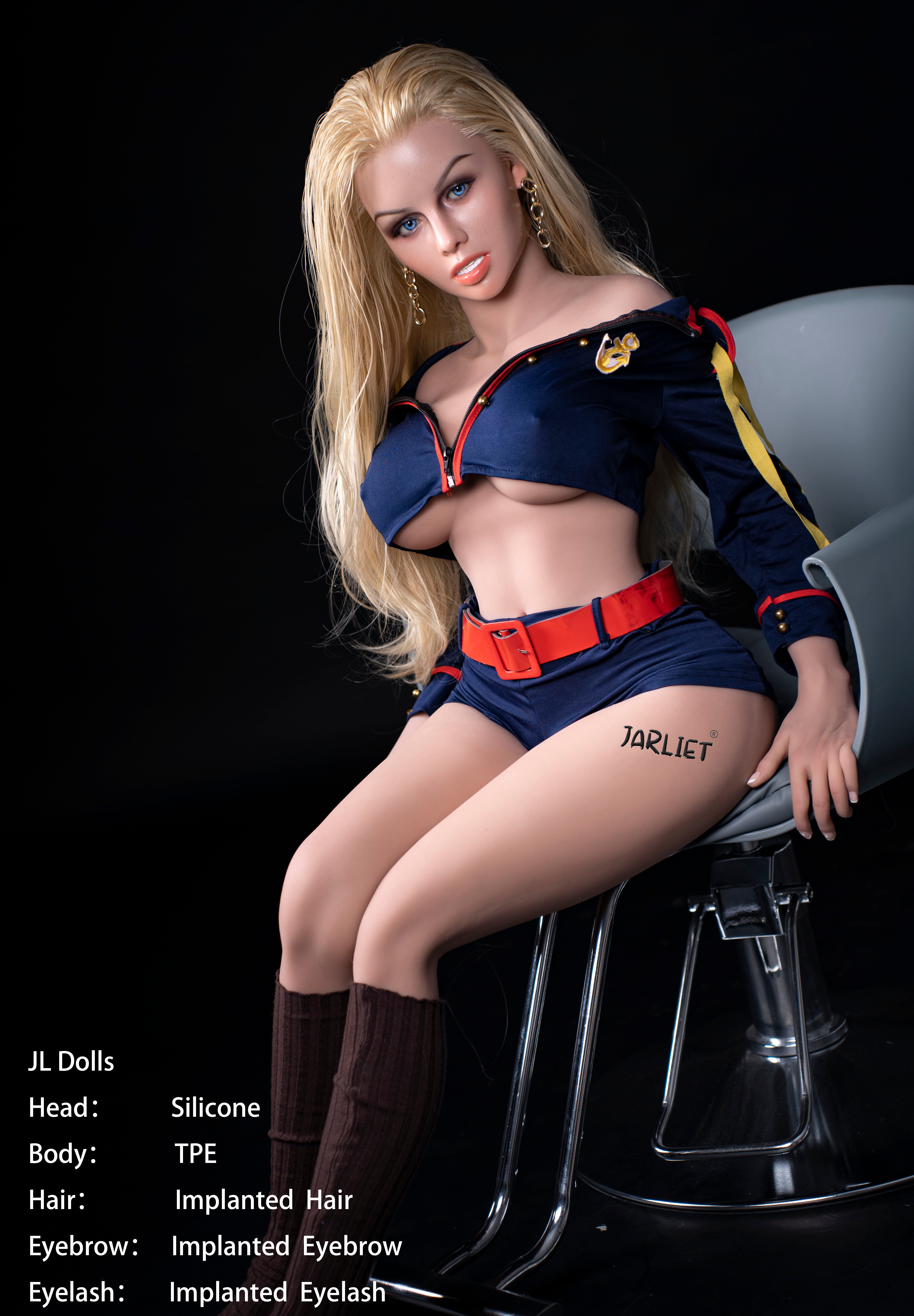 148cm/4ft9 E-cup Silicone Head TPE Body Sex Doll – Fiora