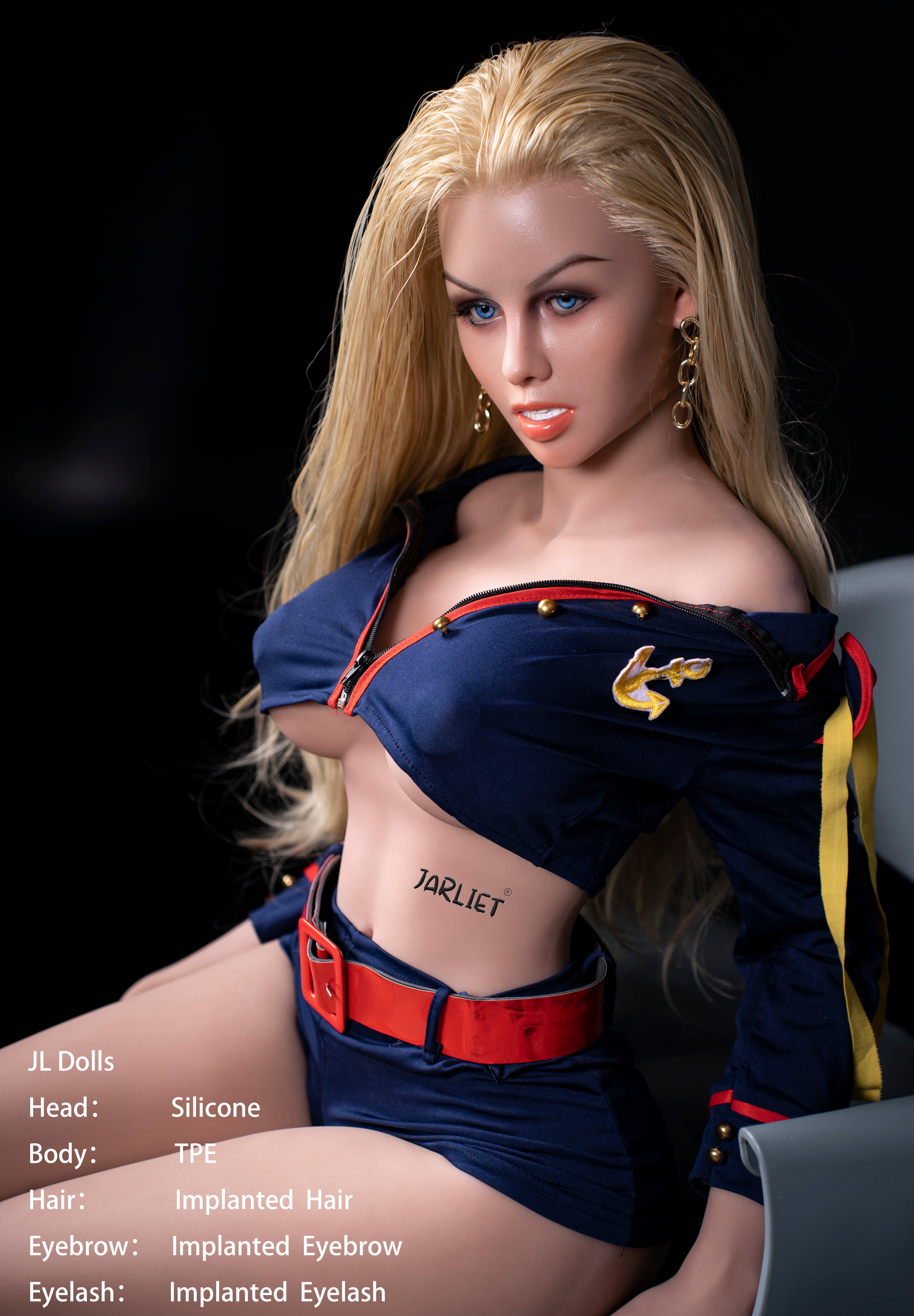 148cm/4ft9 E-cup Silicone Head TPE Body Sex Doll – Fiora
