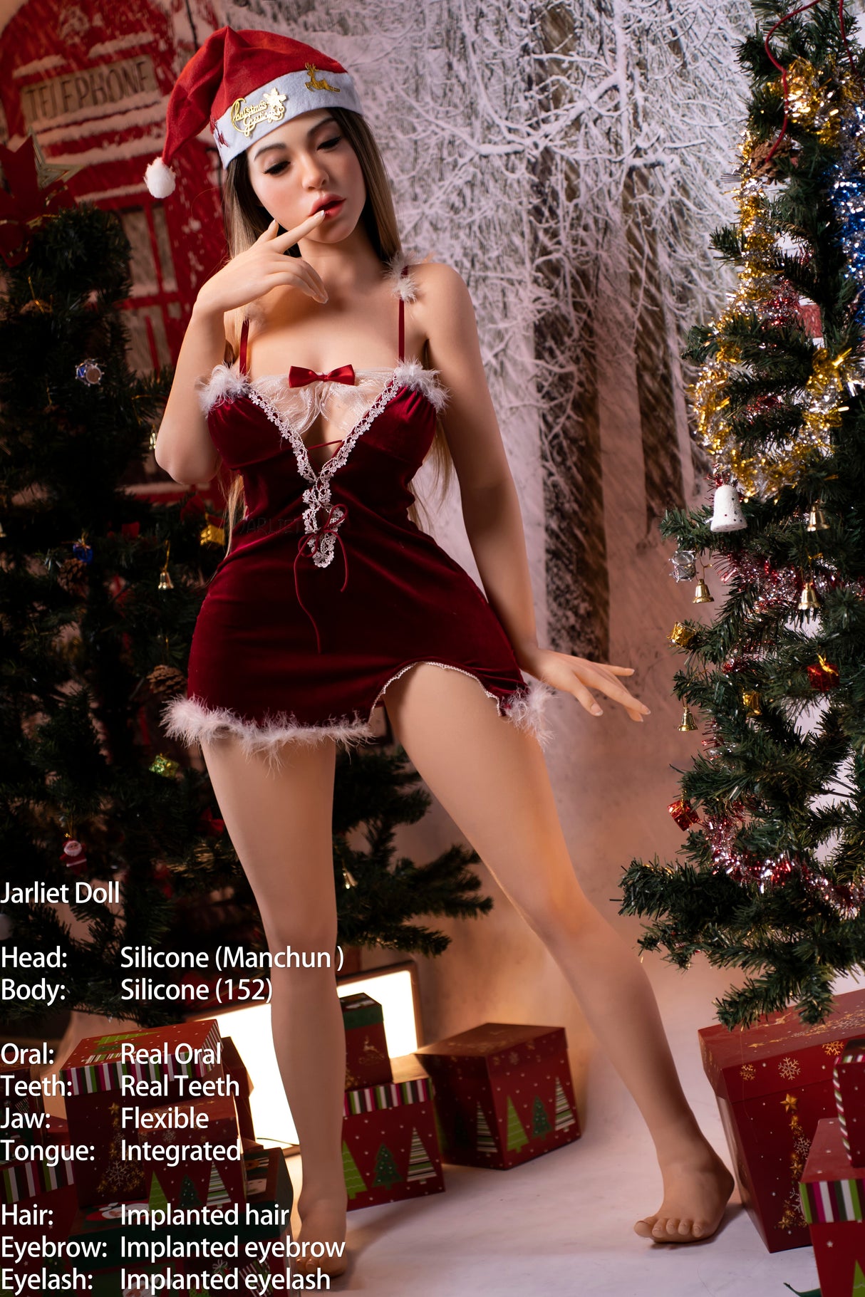 152cm/5ft F-cup Silicone Sex Doll – Sarix