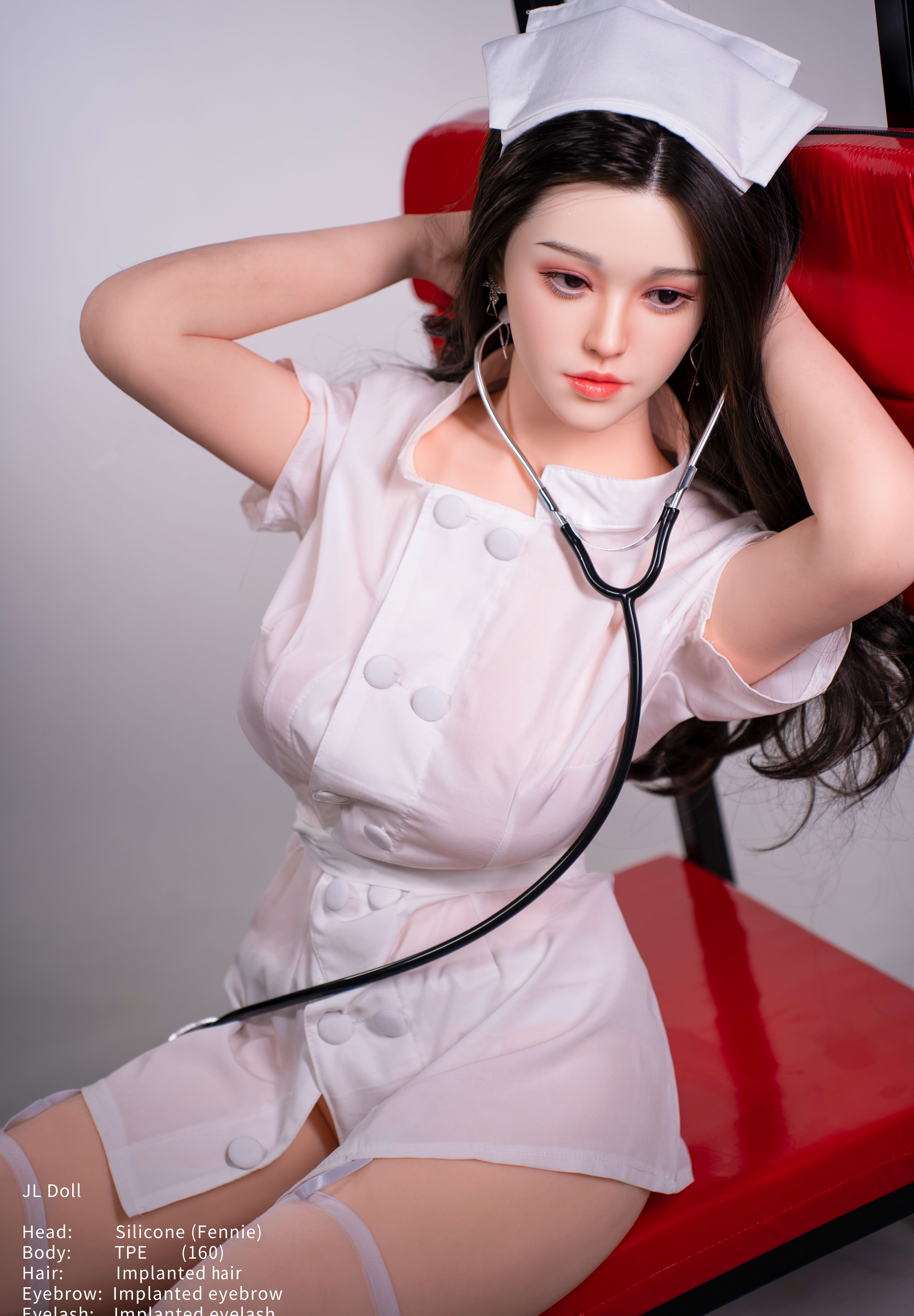 160cm/5ft2 E-cup Silicone Head TPE Body Sex Doll – Zenia