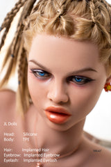 148cm/4ft9 E-cup Silicone Head TPE Body Sex Doll – Leyna