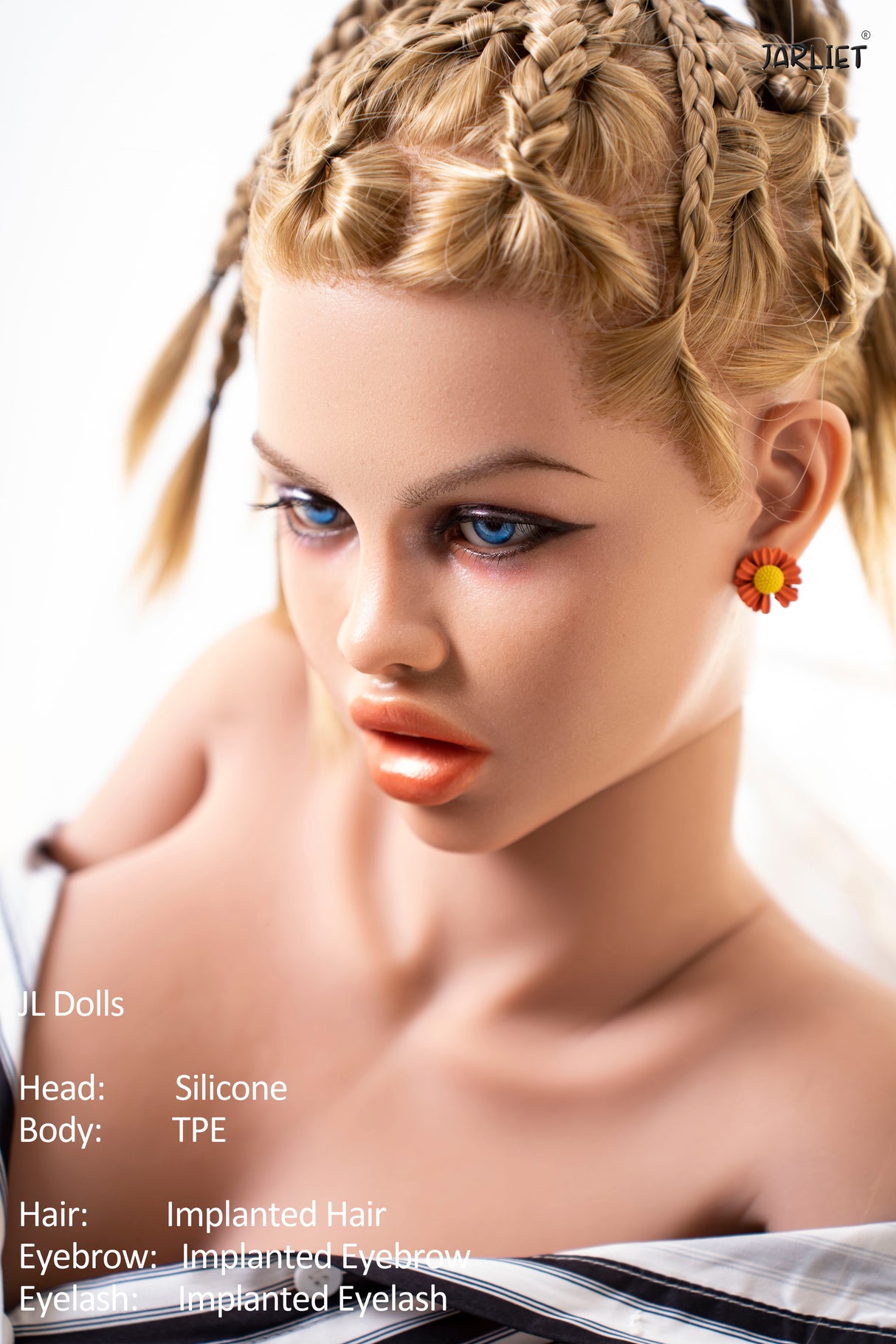 148cm/4ft9 E-cup Silicone Head TPE Body Sex Doll – Leyna