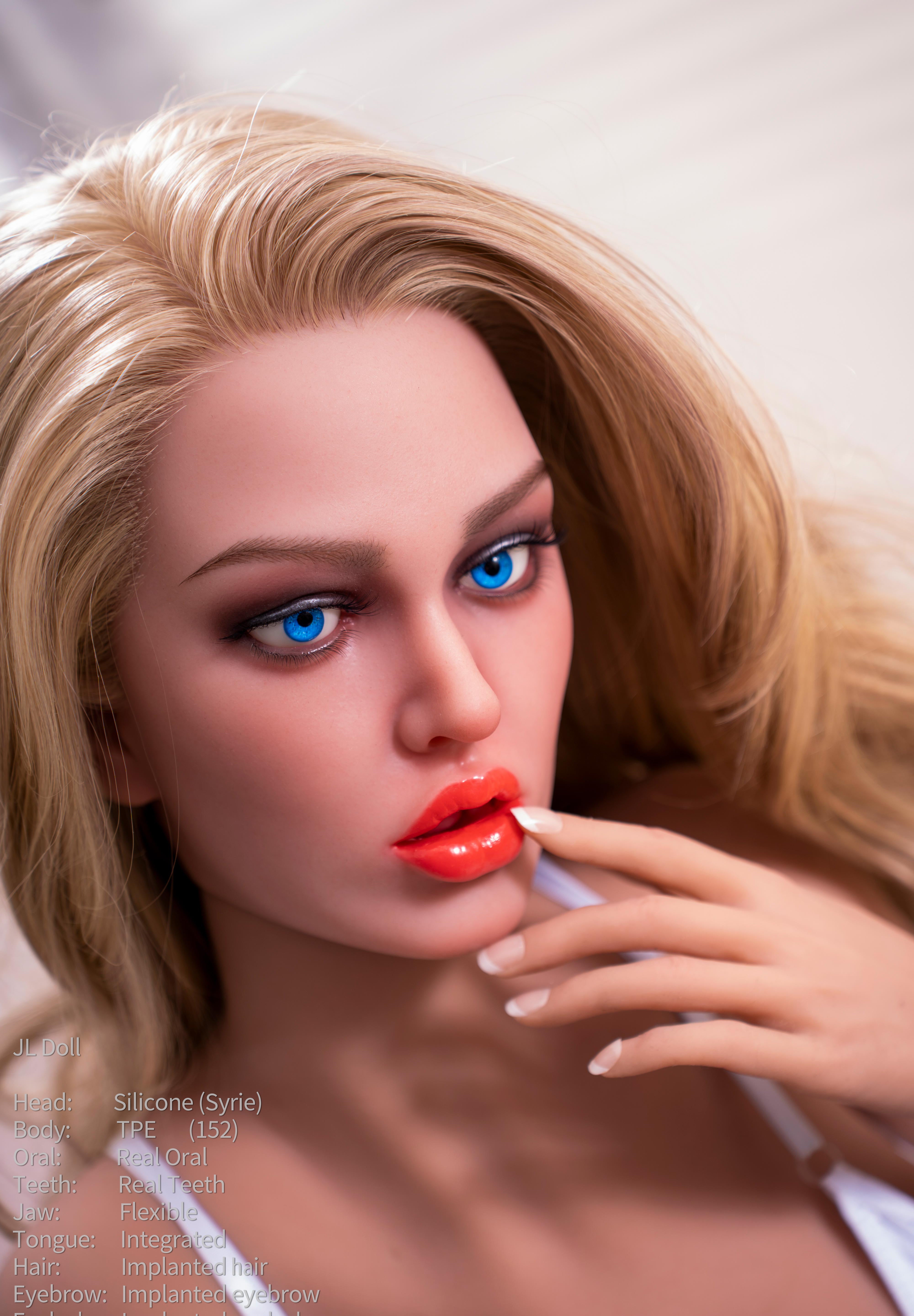 152cm/5ft E-cup Silicone Head TPE Body Sex Doll – Kyra